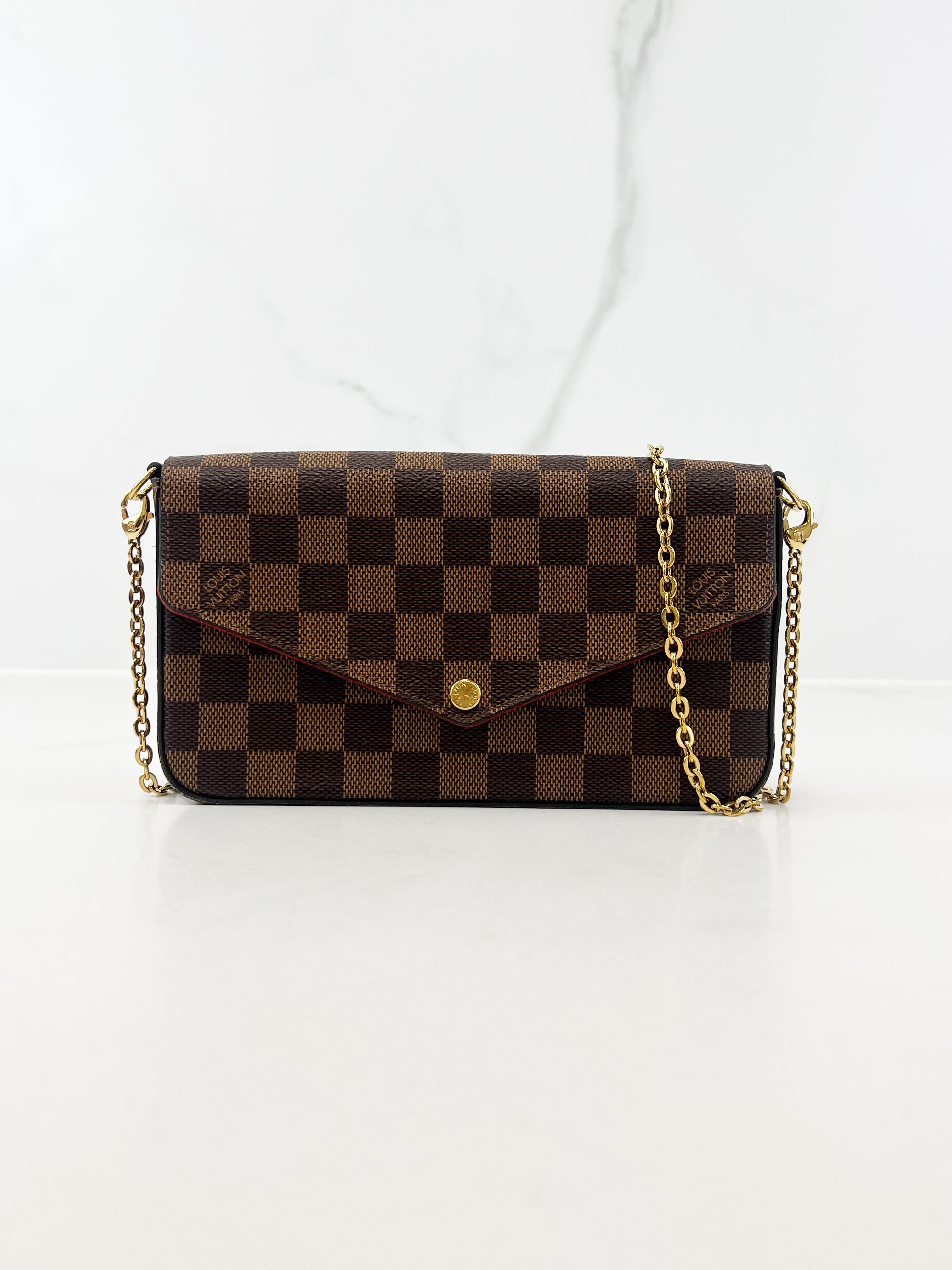 Louis Vuitton Felicie Pochette Damier Ebene