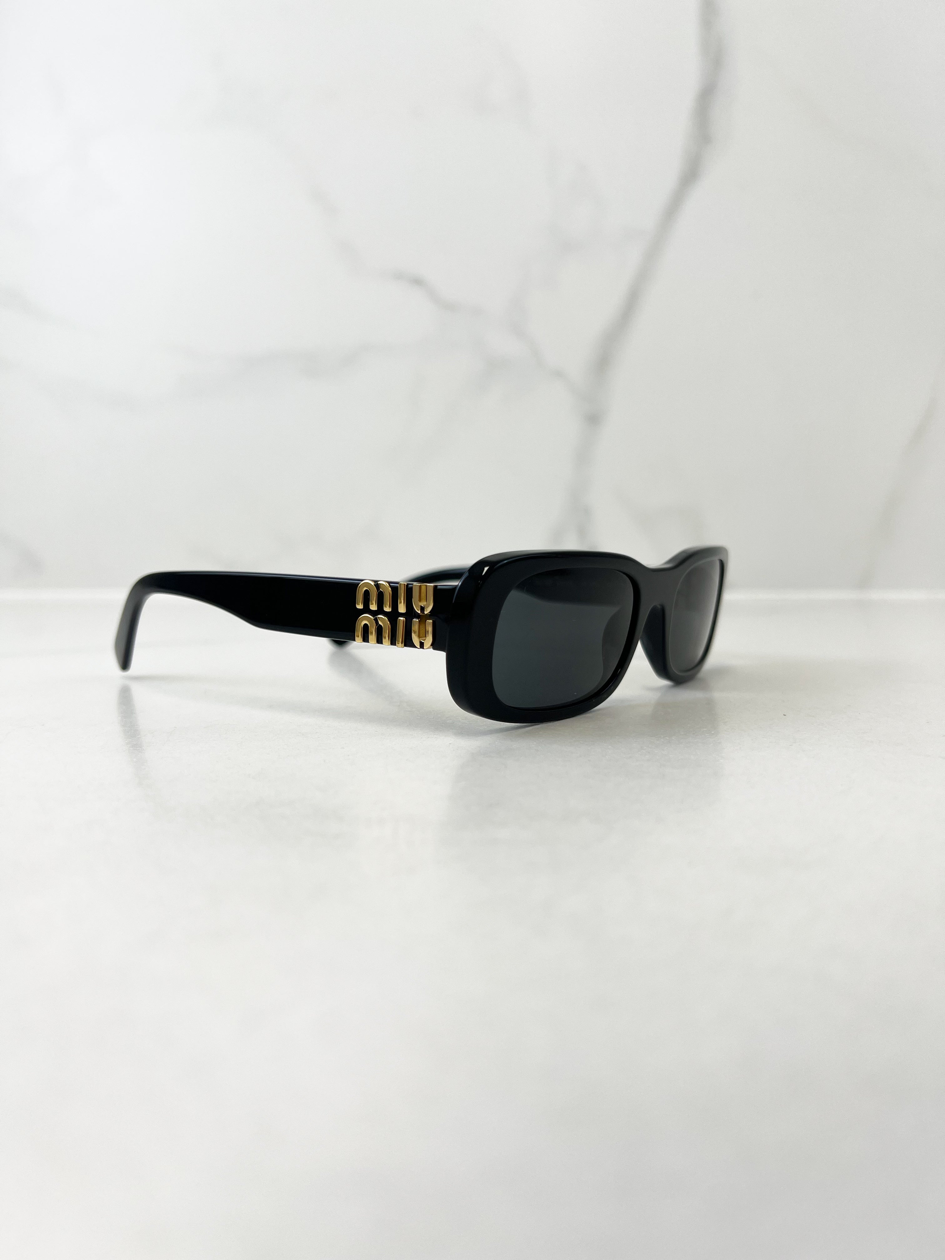 Miu Miu Logo Print Sunglasses
