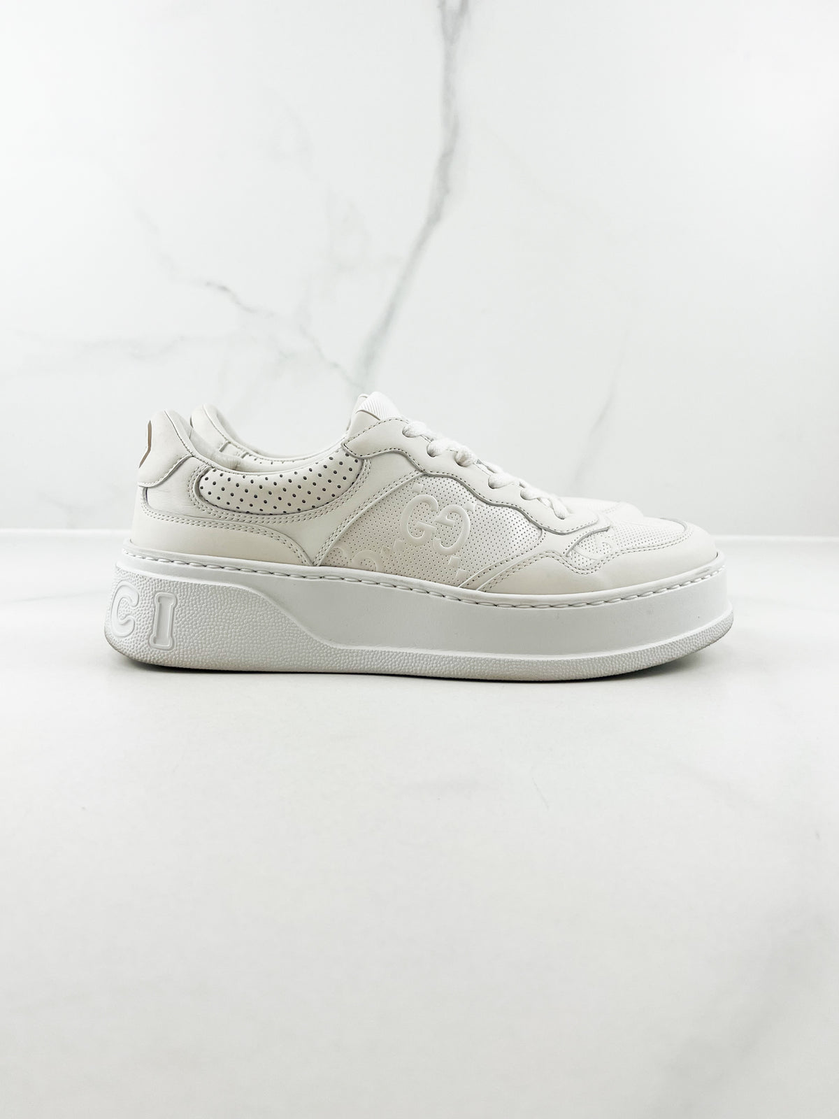 Gucci GG Embossed Sneaker Size 39