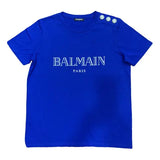 Balmain Blue T-Shirt Size 38