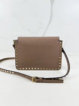 Valentino Garavani Grained Rockstud Shoulder Bag