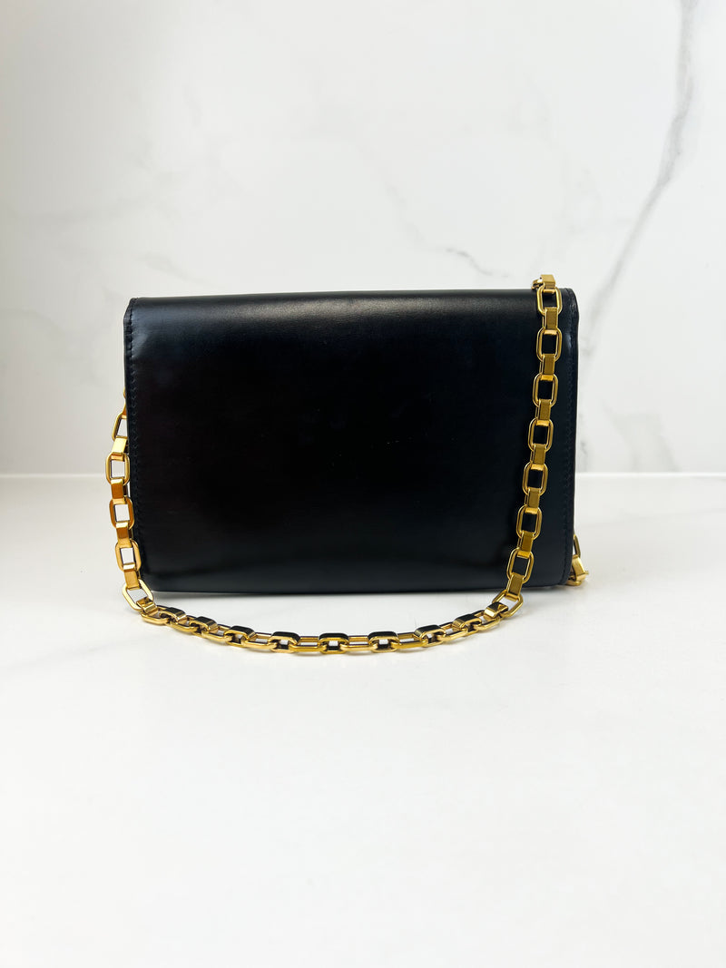 Louis Vuitton Black St Louise Chain Bag