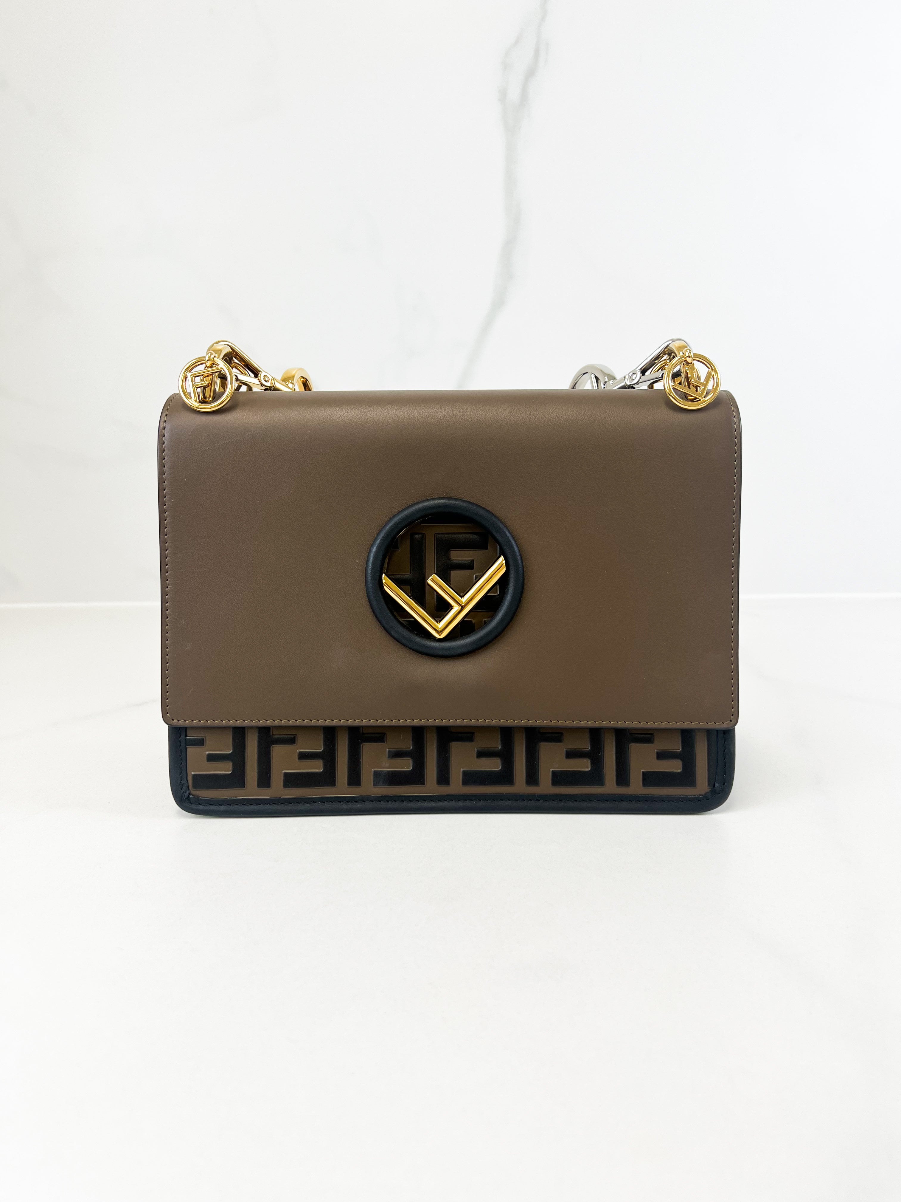 Fendi Kan I Shoulder Flap Bag
