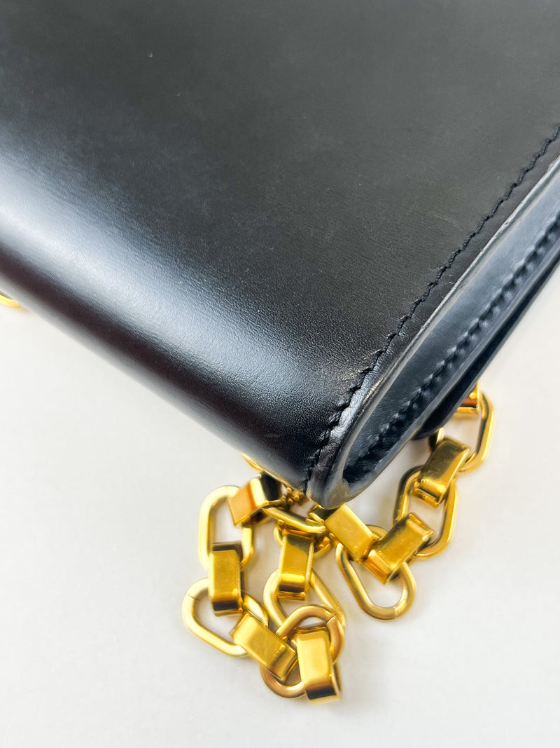 Louis Vuitton Black St Louise Chain Bag