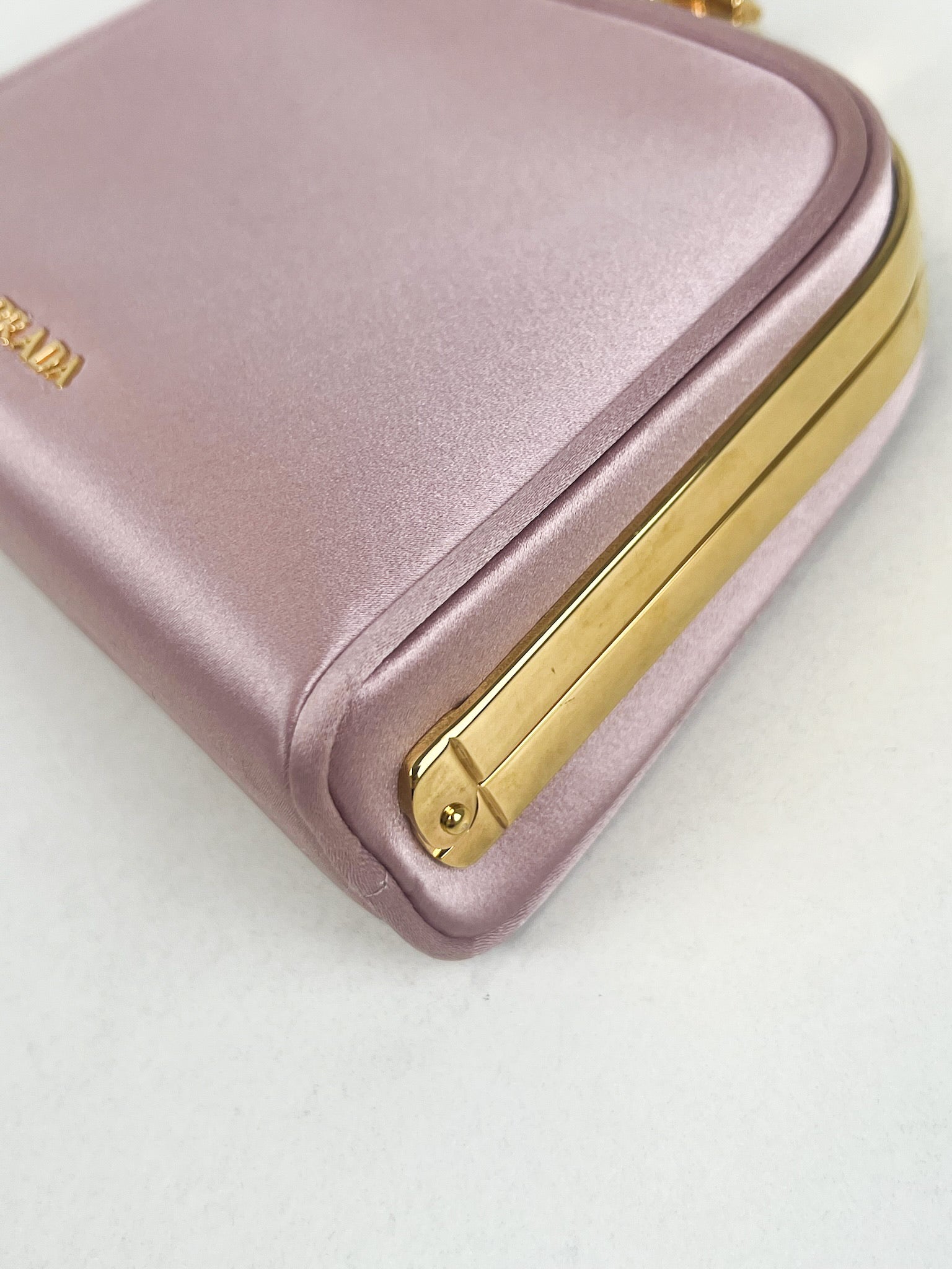 Prada Pink Diamond Clutch