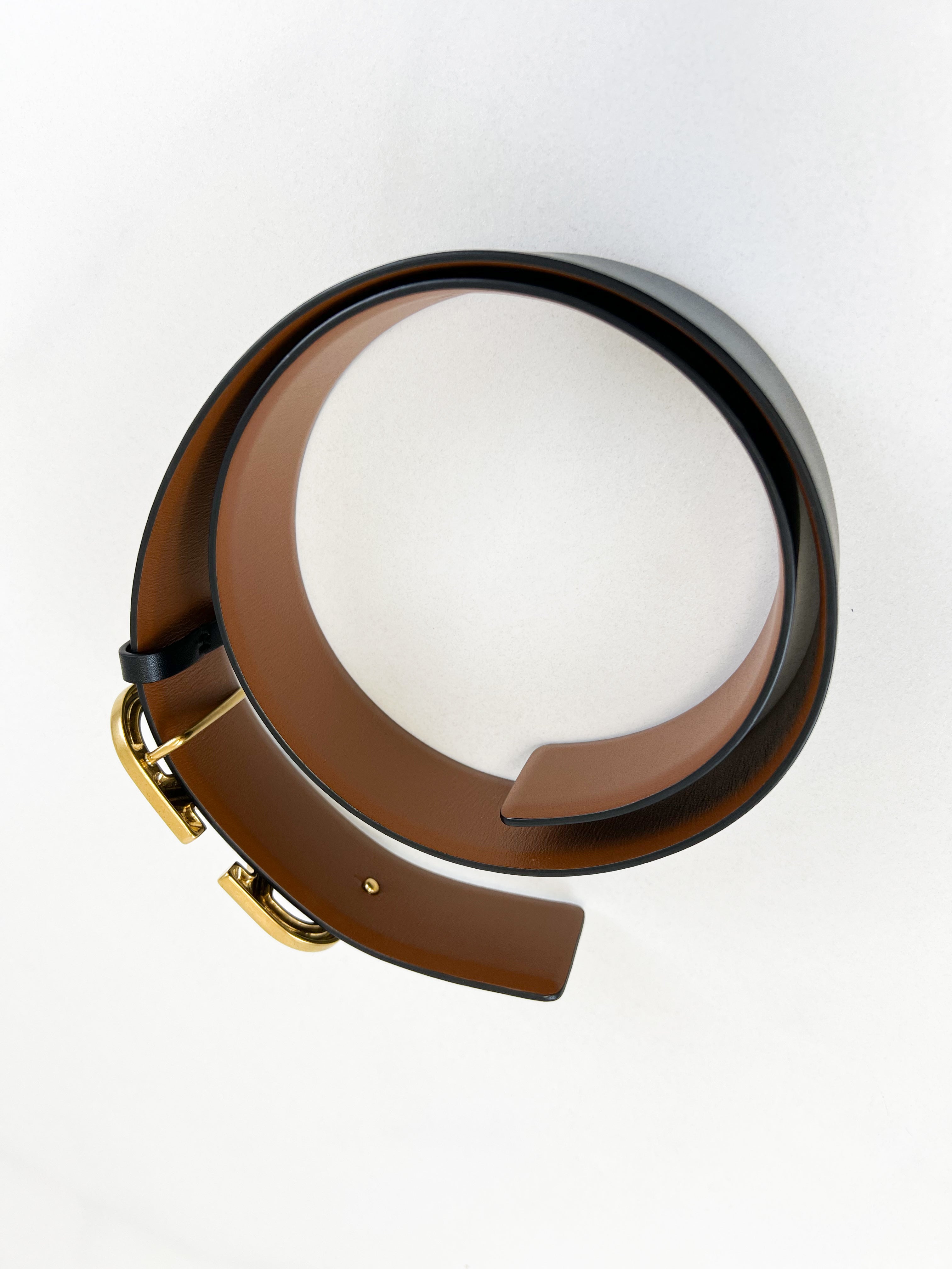 Valentino VLogo Belt in Calfskin