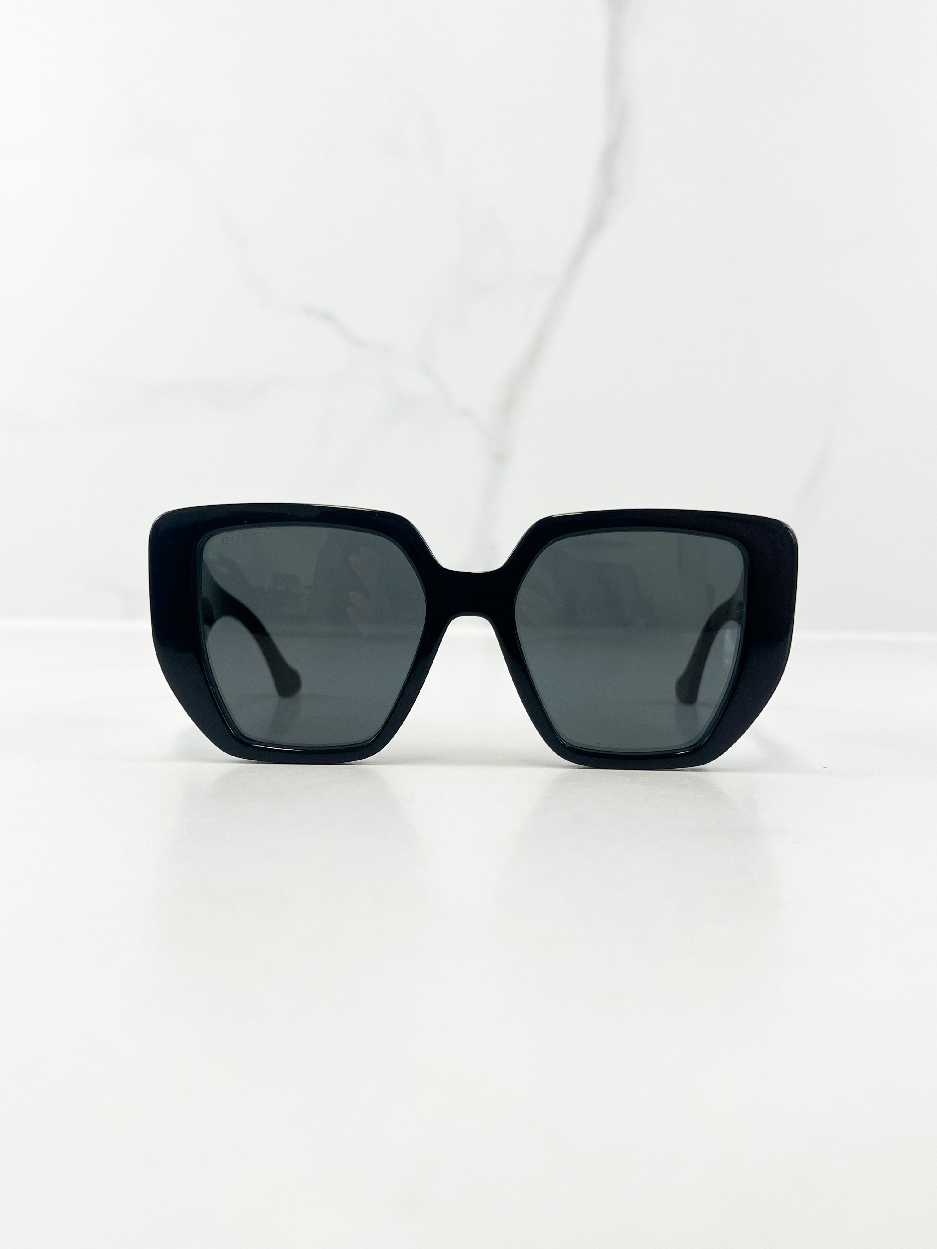 Gucci GG Logo Black Sunglasses
