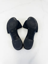 Louis Vuitton Black Madeleine Sandal Size 38