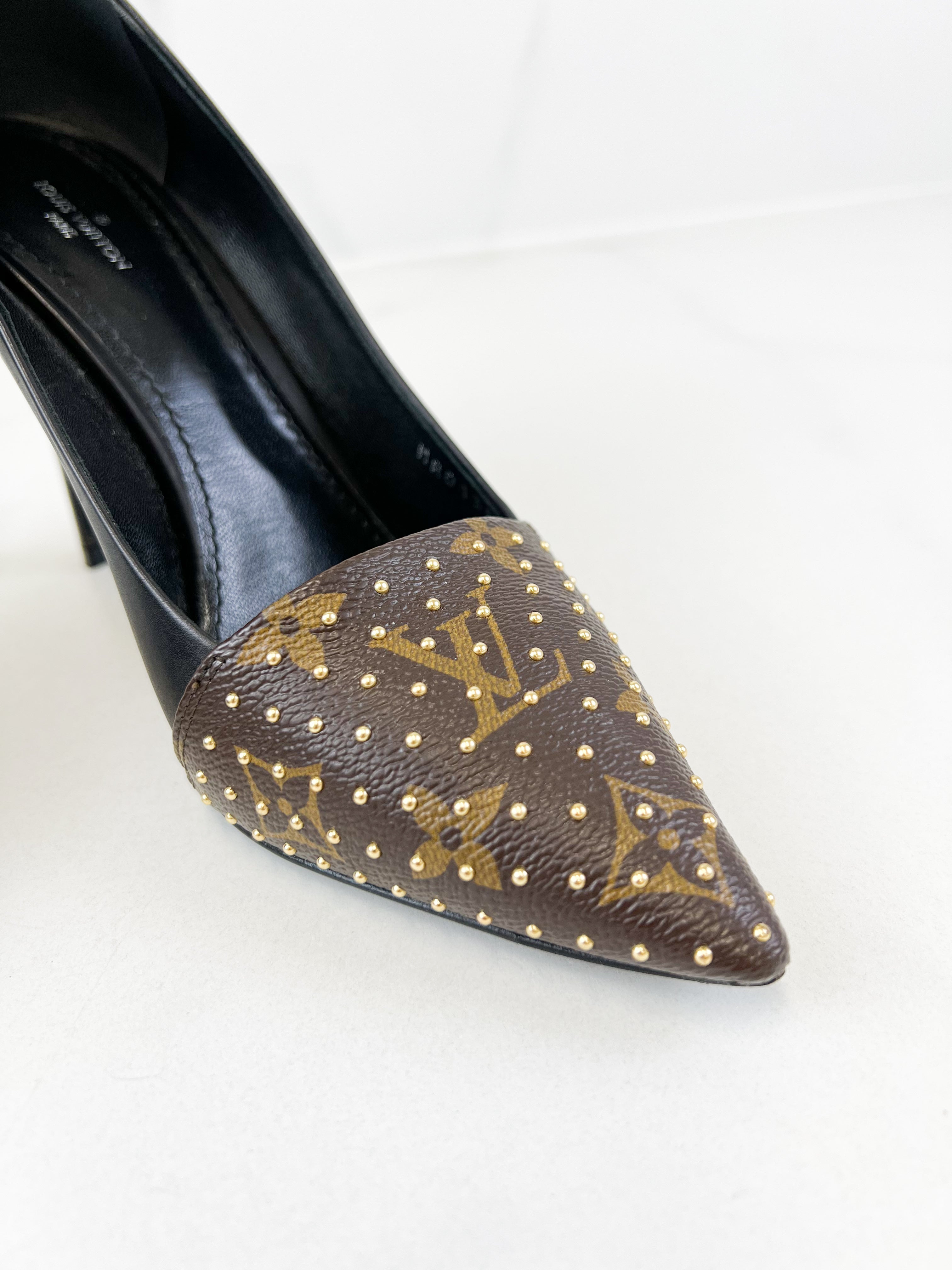 Louis Vuitton Monogram Chérie Pump Size 39