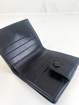 Chanel Black Decacoco Double Hook Bifold Wallet
