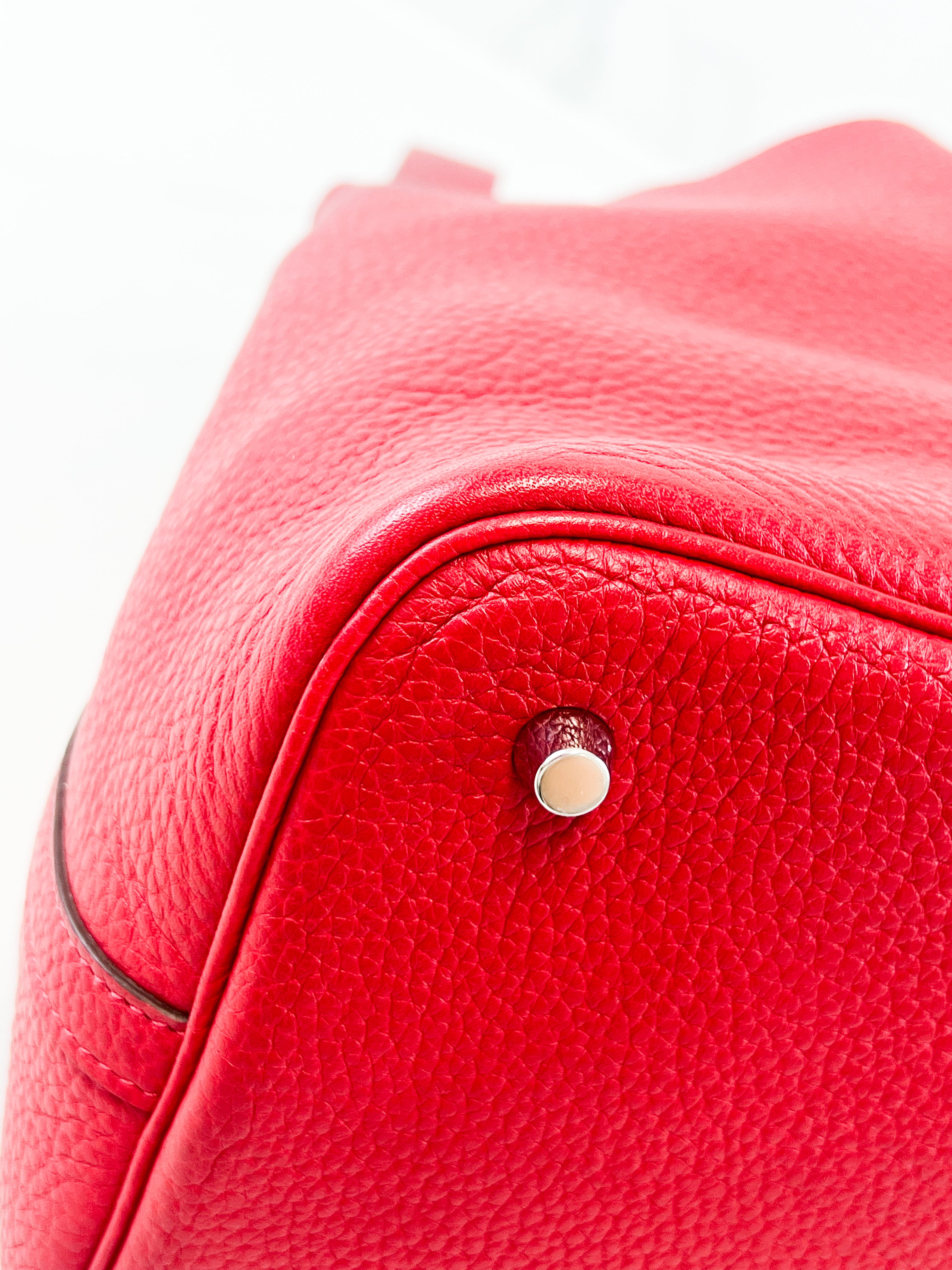 Hermes Picotin 22 Red Leather