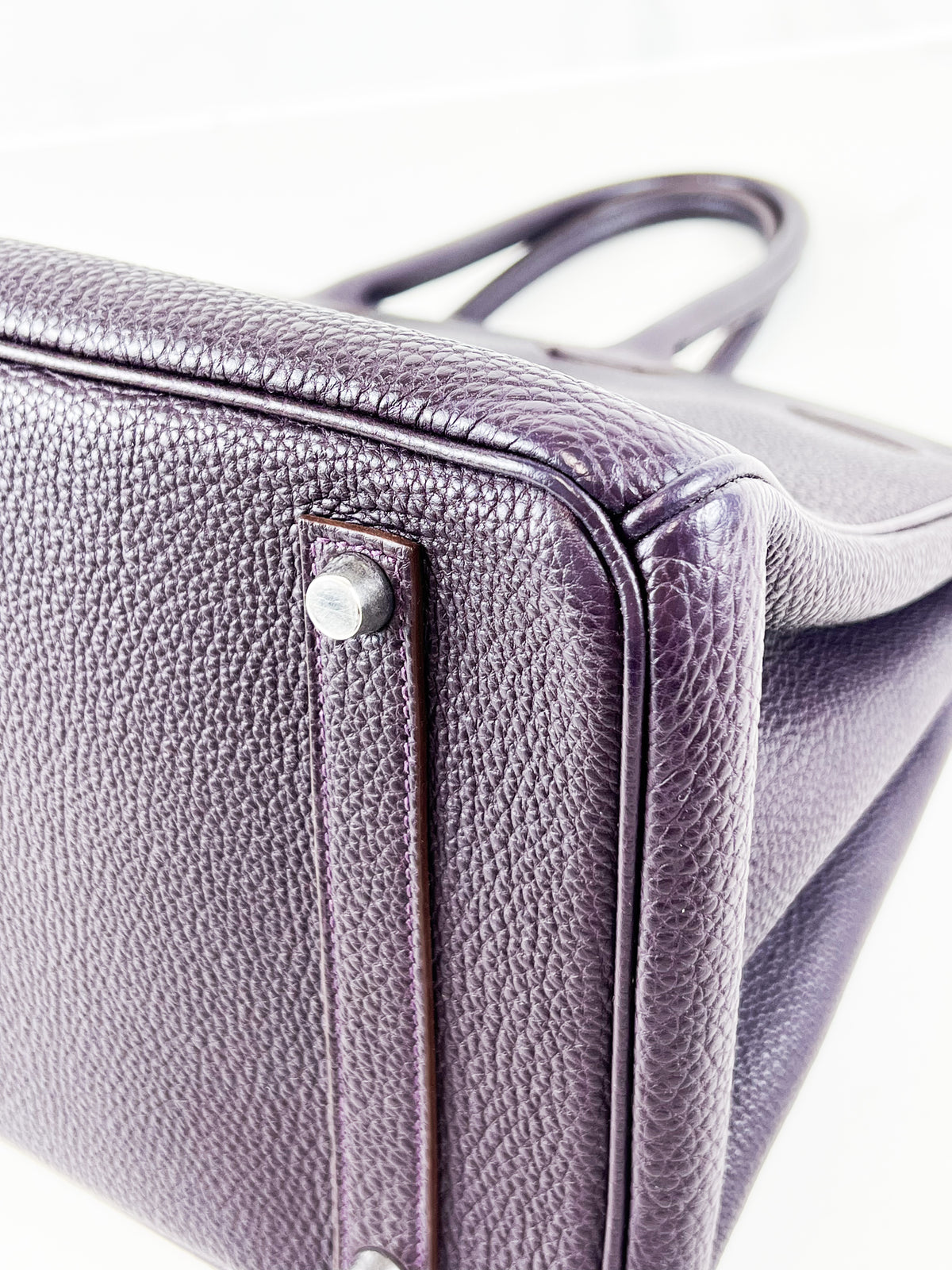 Hermes Togo Raisin Leather Birkin 35 with SHW