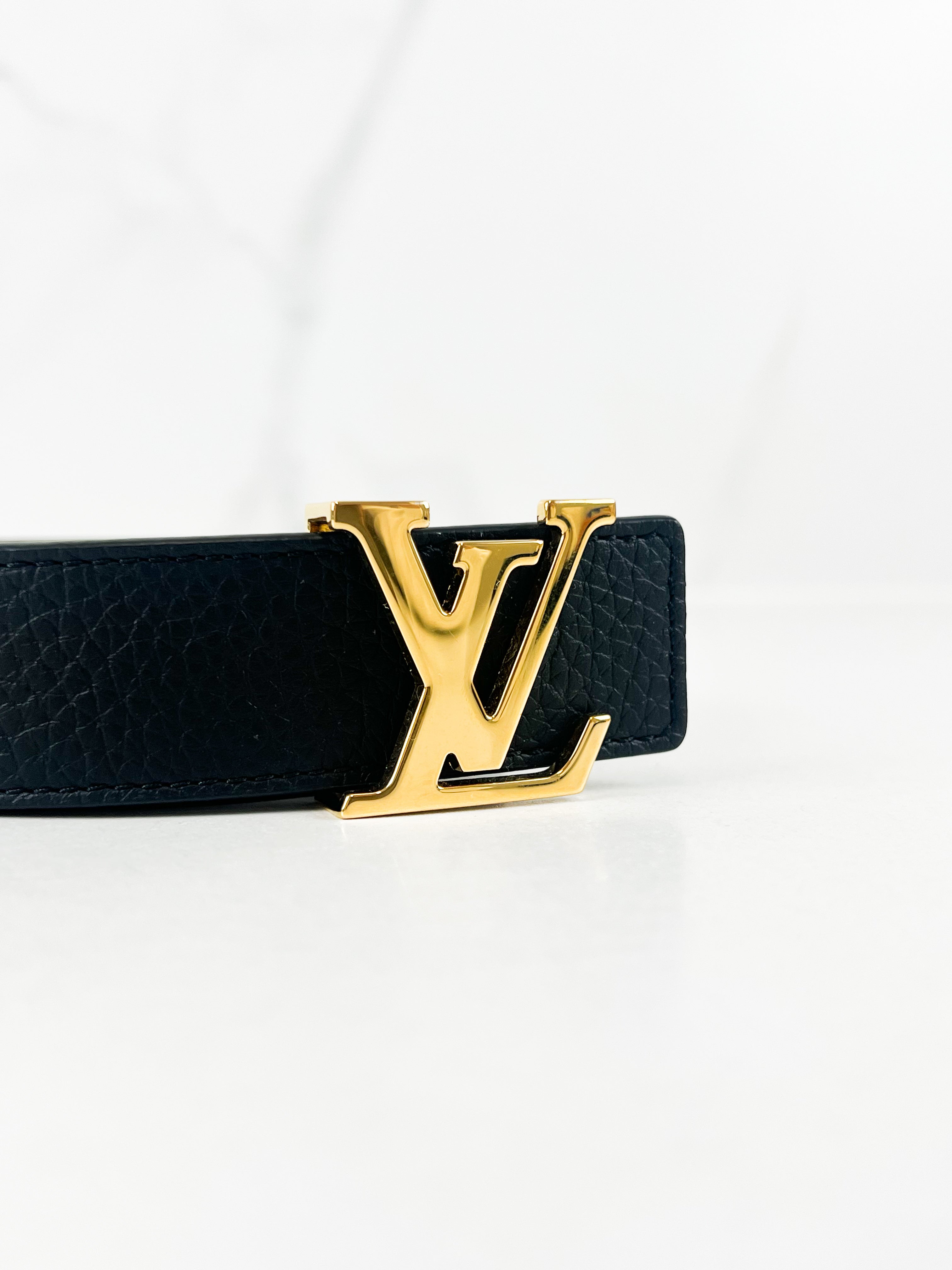 Louis Vuitton 34mm Reversible Belt Size 85