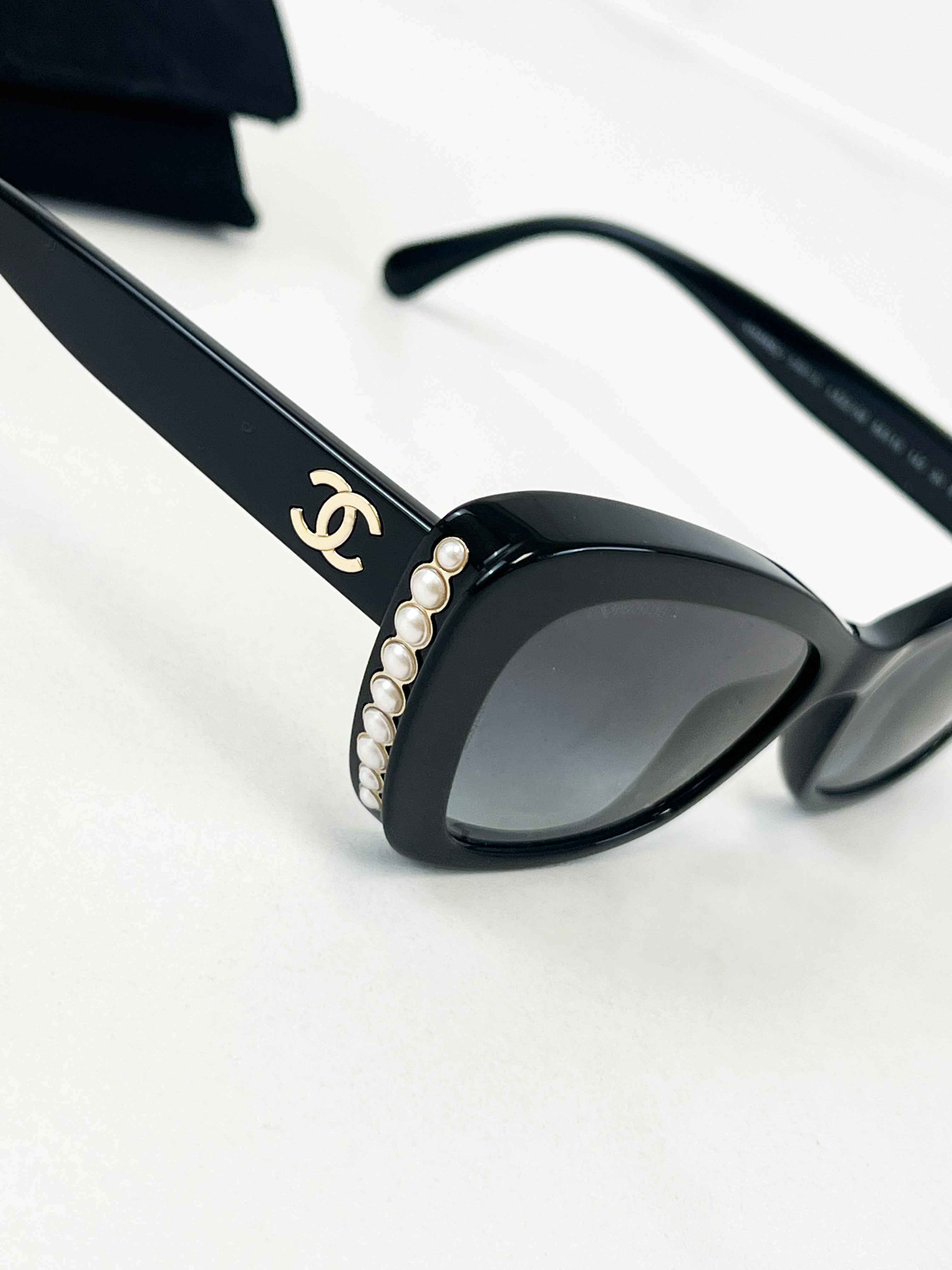 Chanel CC Pearl Sunglasses