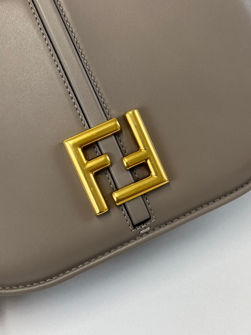 Fendi C-Mon Taupe Crossbody Bag