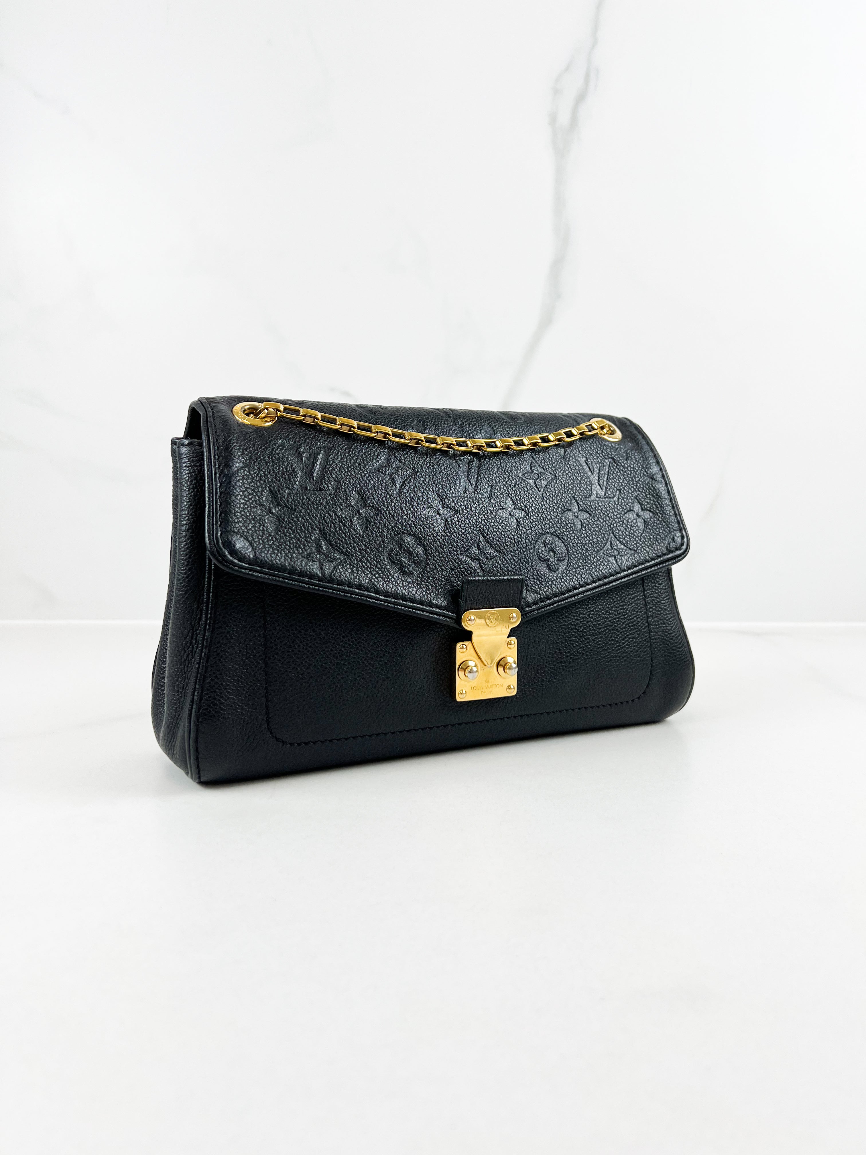 Louis Vuitton Black Monogram Empreinte Saint Germain PM