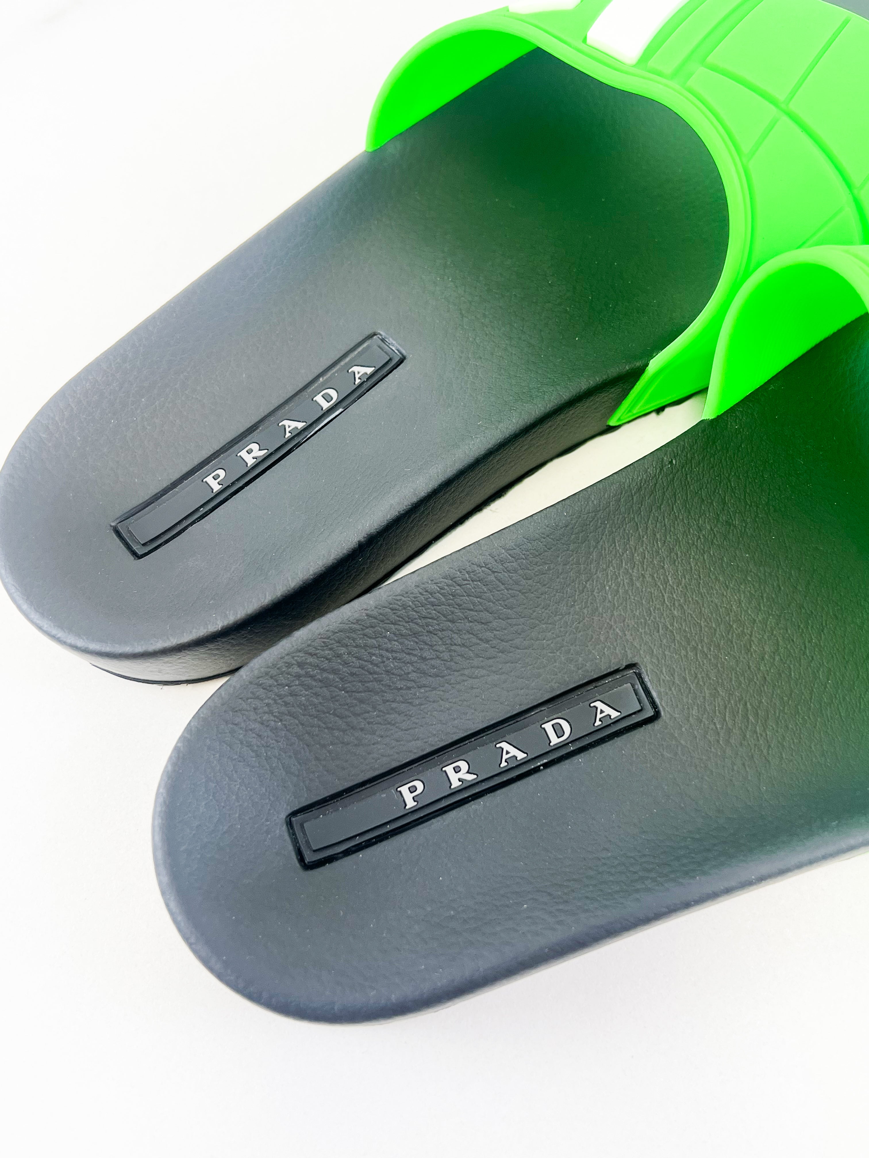 Prada Men's Pool Slides Size