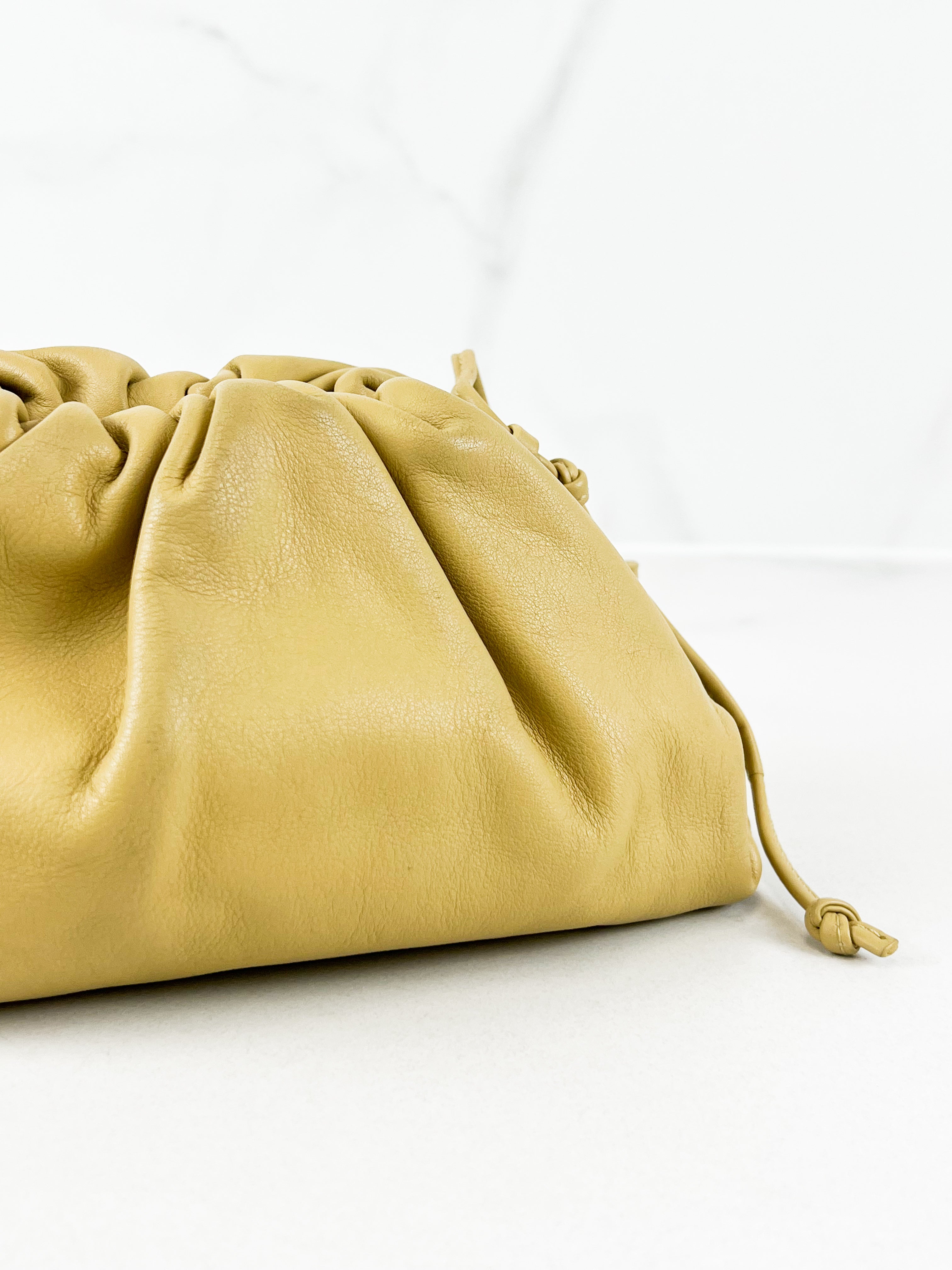 Bottega Veneta Beige Small Pouch