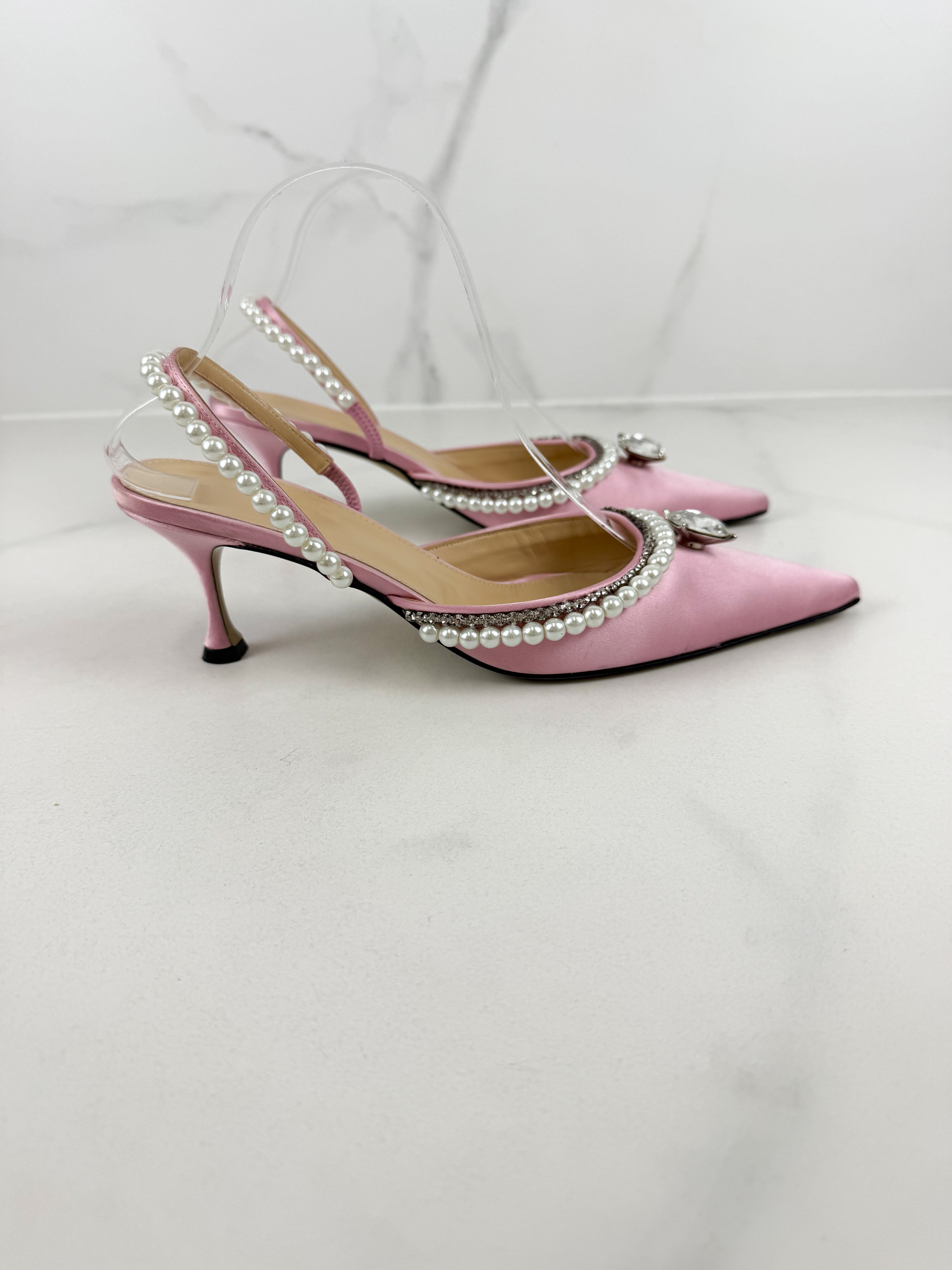 Mach & Mach Diamond & Pearls Kitten Heel Size 41