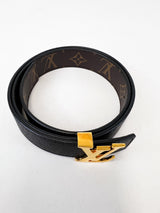 Louis Vuitton Initials 30mm Reversible Belt with GHW Size 75