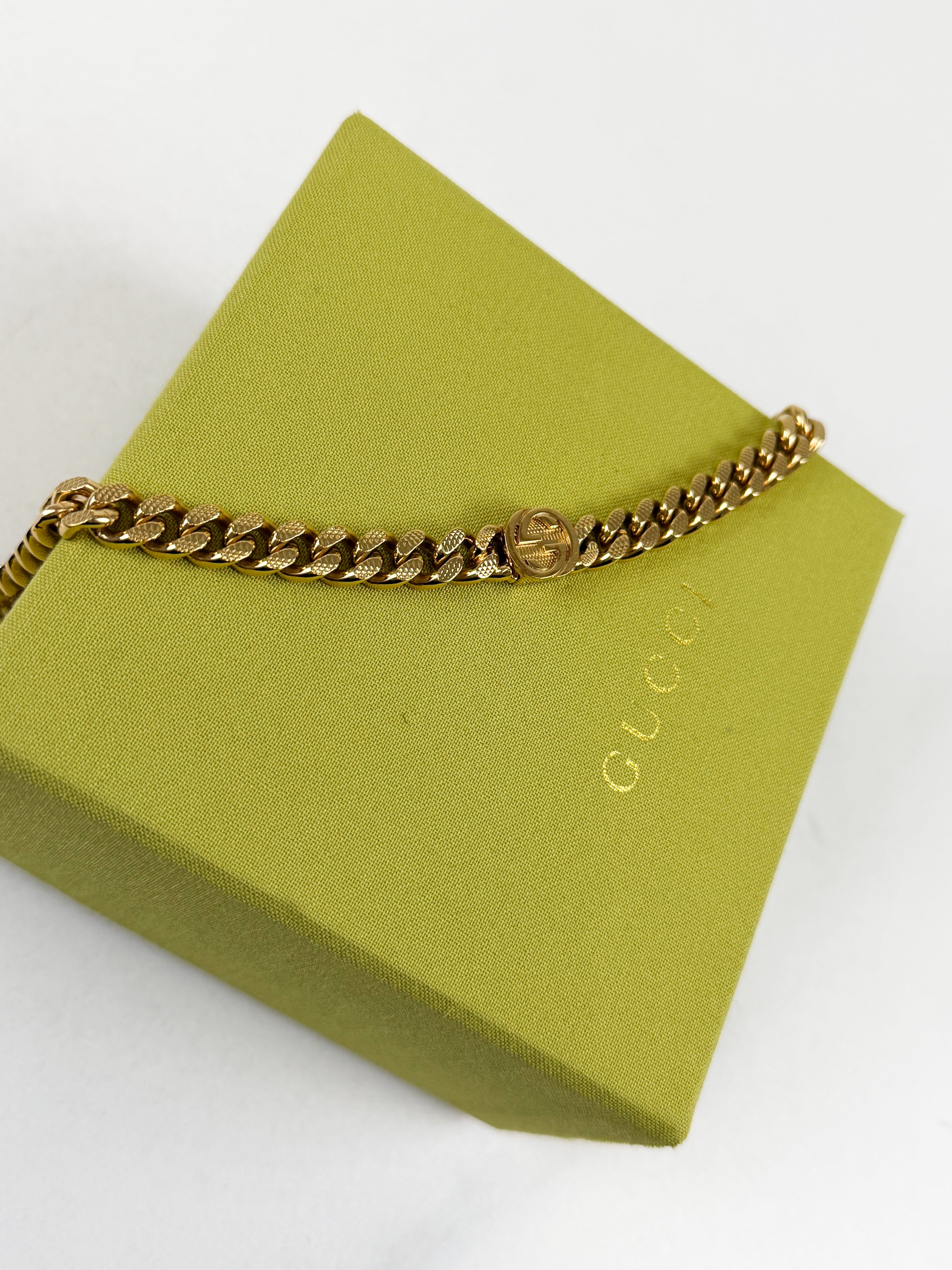 Gucci Interlocking GG Gold Necklace