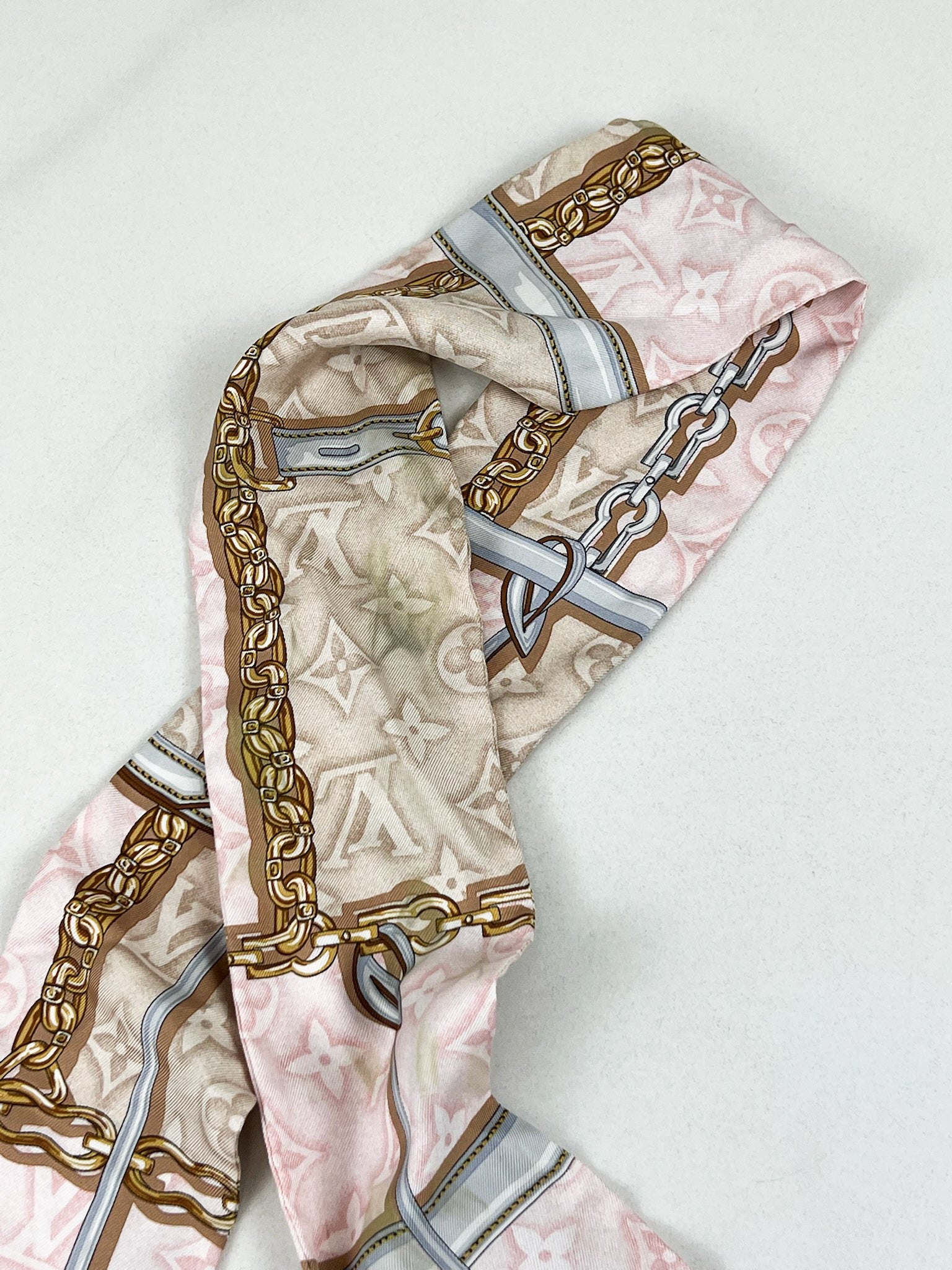Louis Vuitton Twilly in Light Pink Monogram