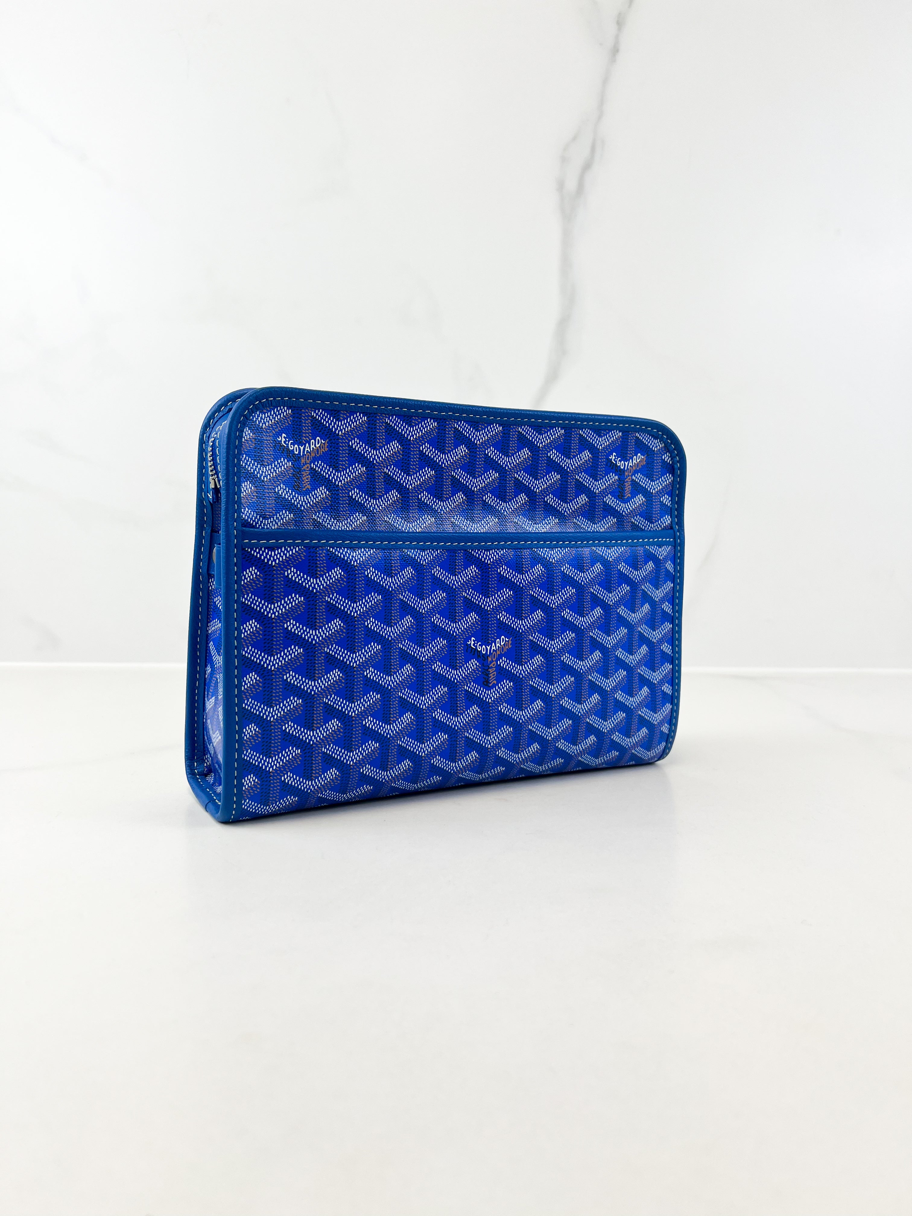 Goyard Jouvence MM Toiletry Pouch in Blue