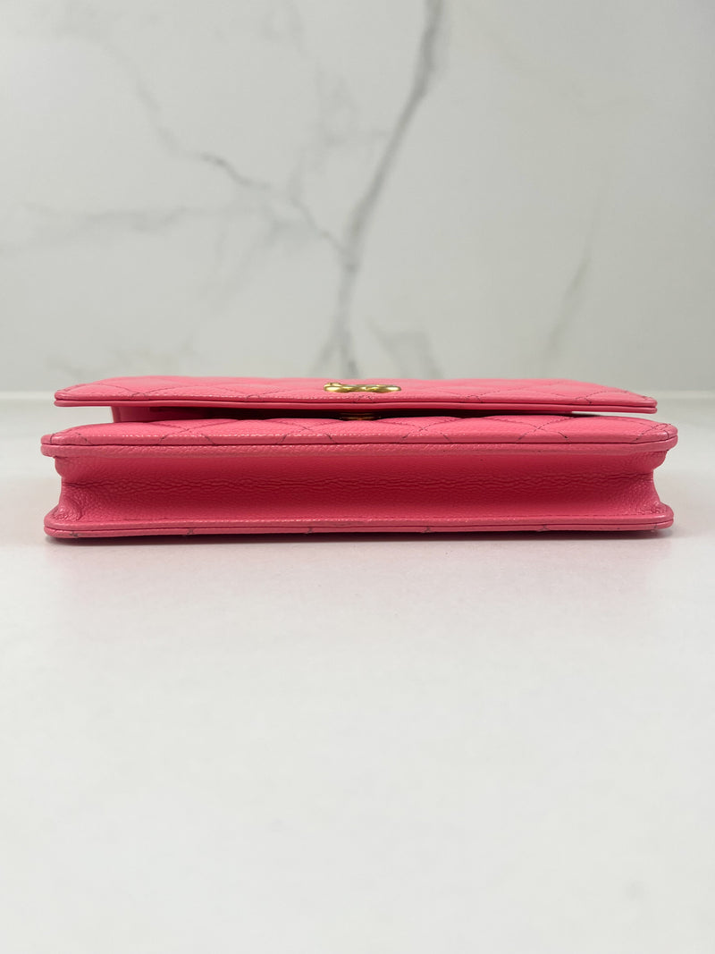 Chanel 22S Pink Caviar WOC