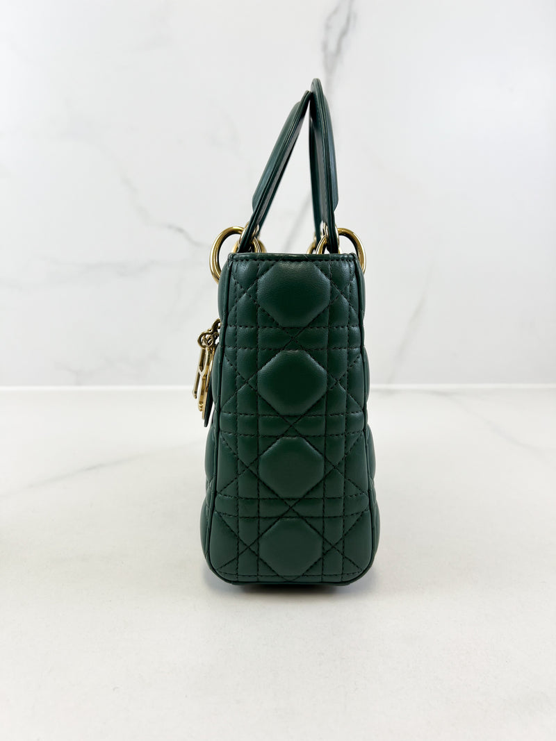 Christian Dior Small Lady Dior Teal