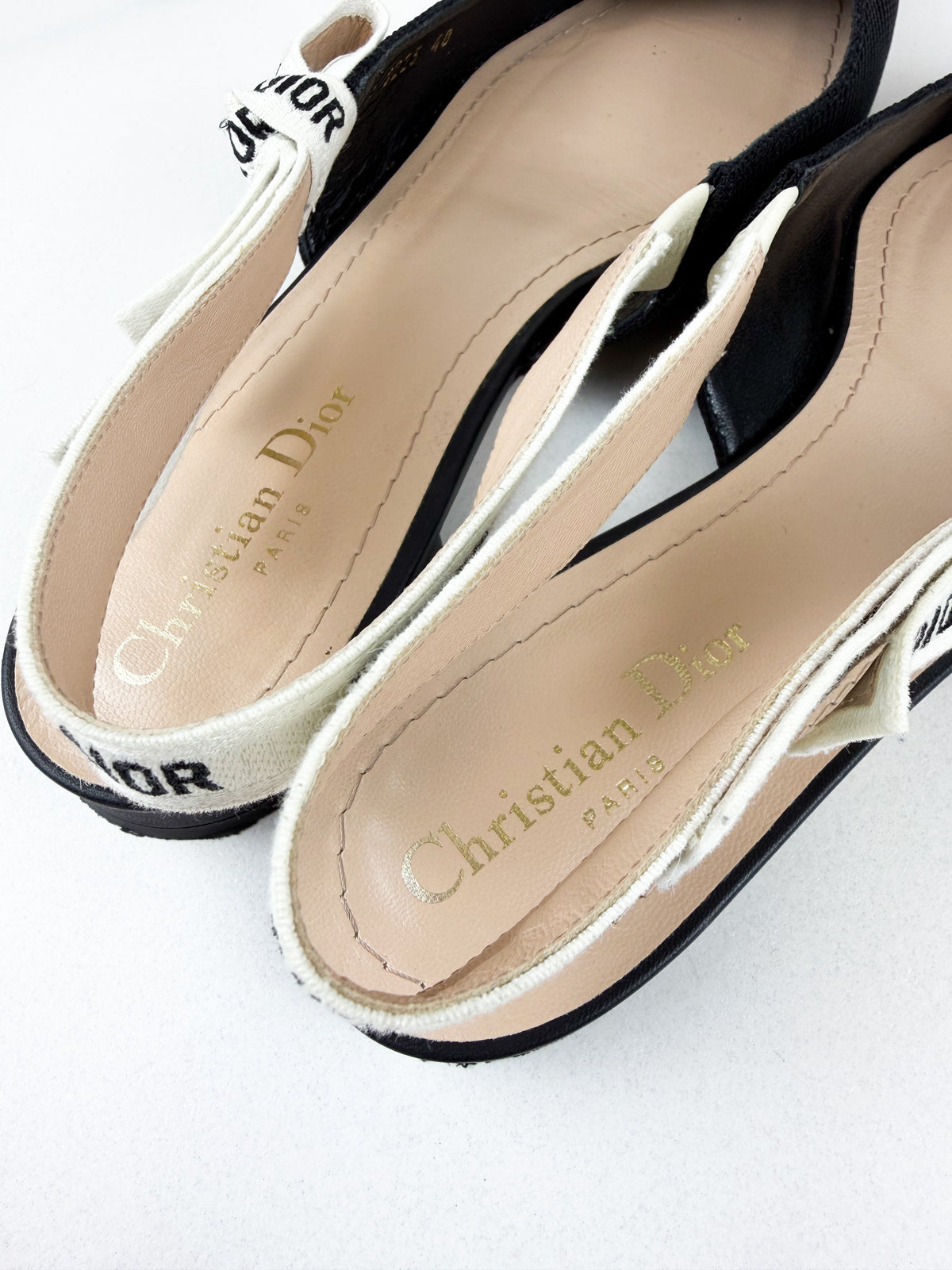 Christian Dior Jadior Slingback Ballerina Flat Size 40