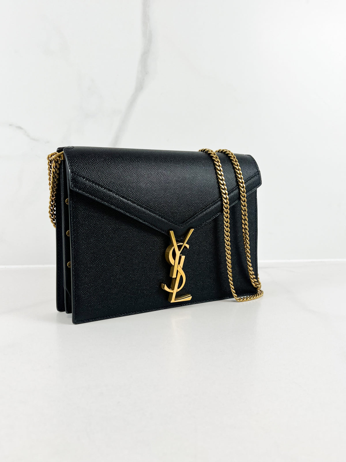 Saint Laurent Cassandra Shoulder Bag with GHW