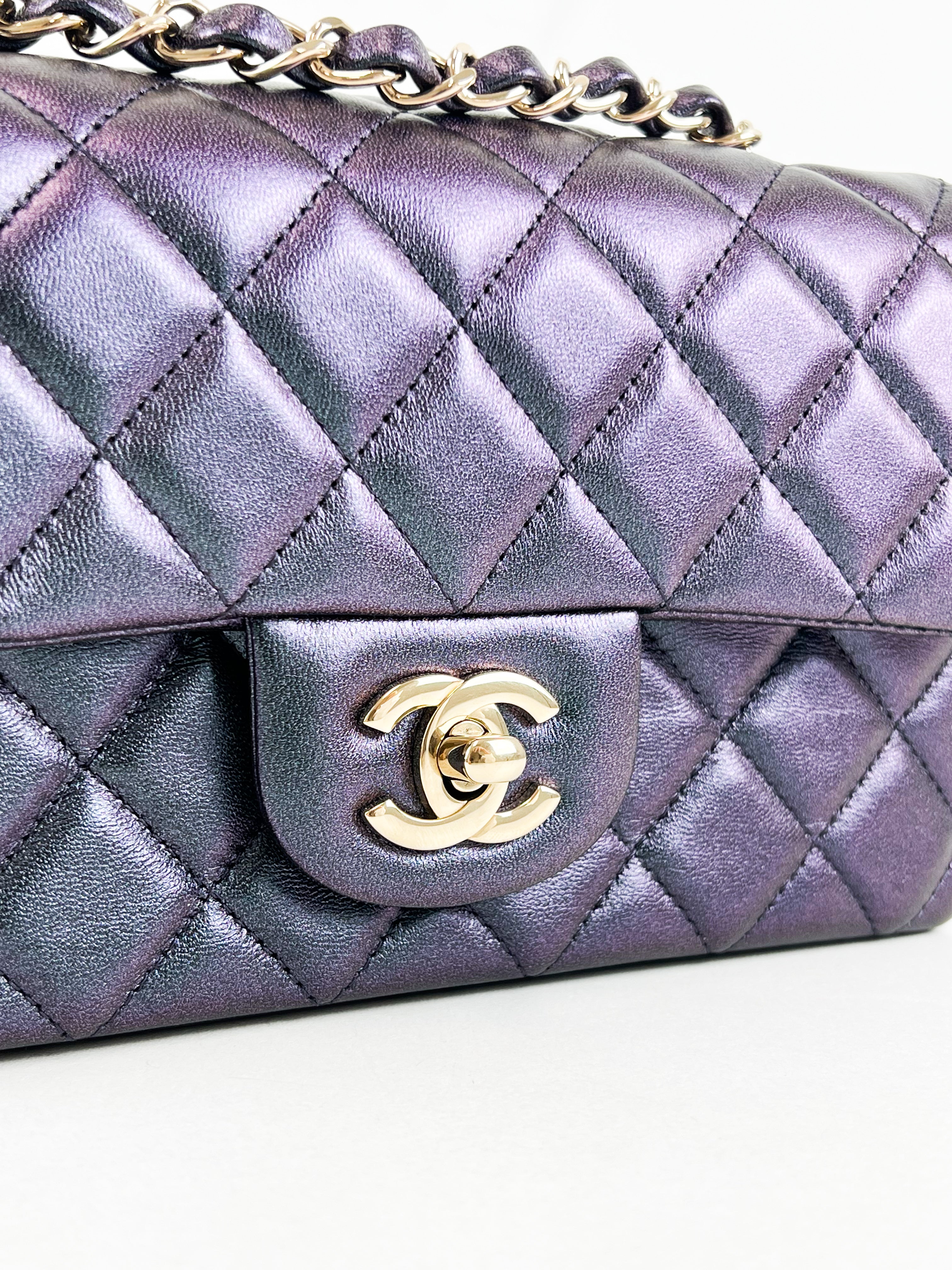 Chanel Rectangular Mini Flap Calfskin Shoulder Bag