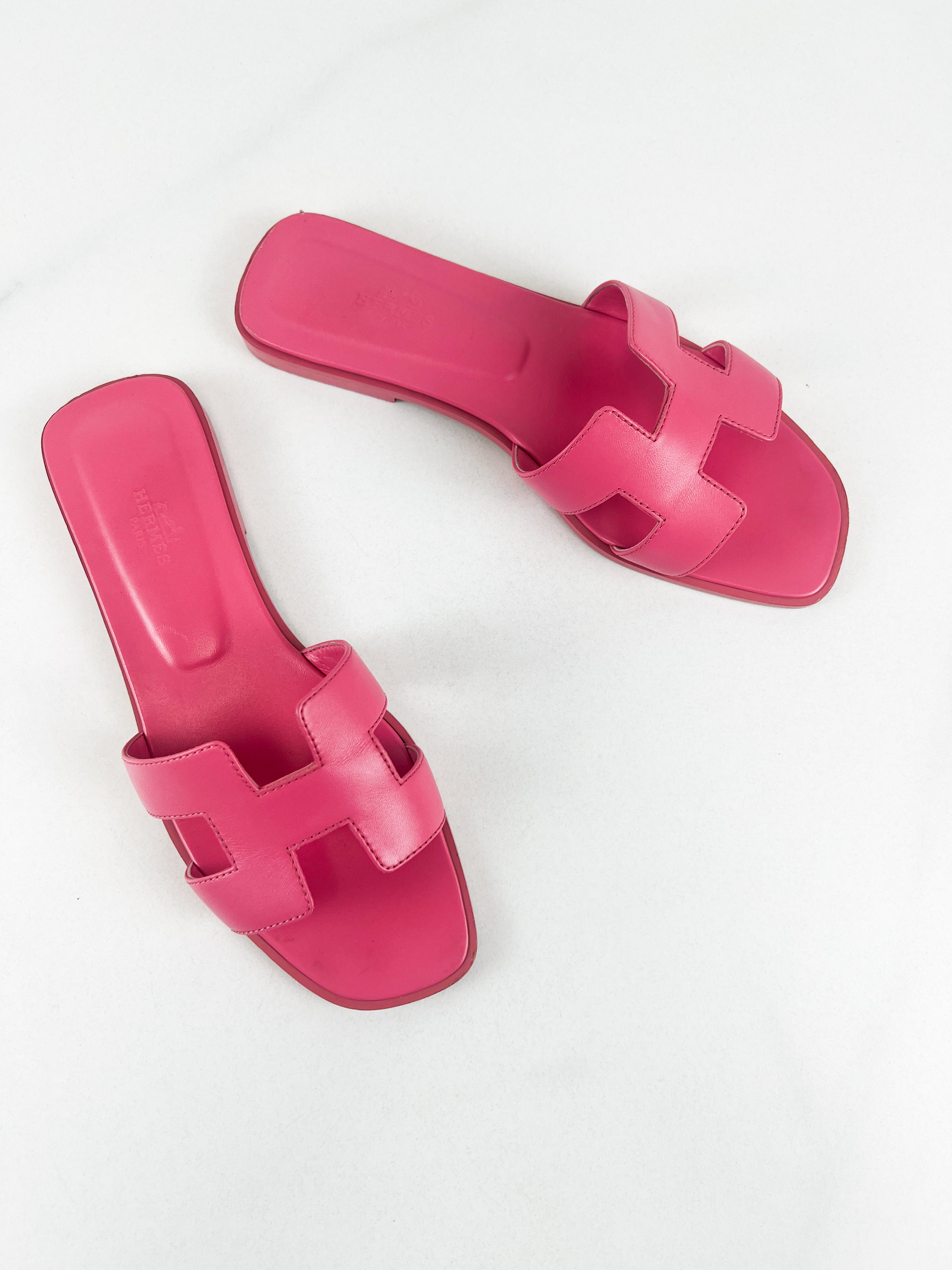 Hermes Oran Sandals Size 38.5