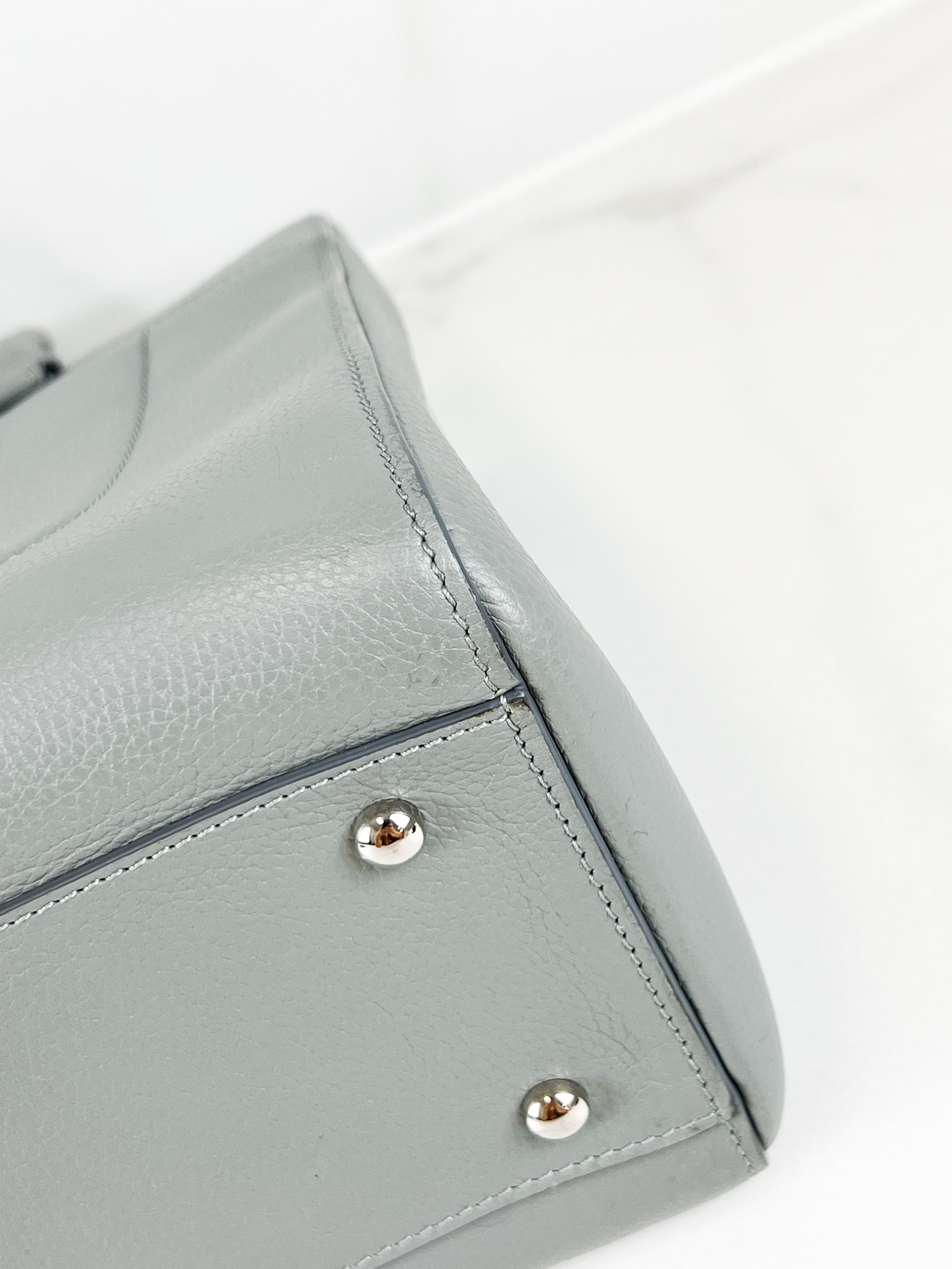 Chanel Neo Executive Tote in Grey Grained Calsfskin