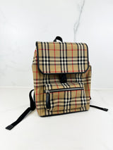 Burberry Check Pattern Backpack