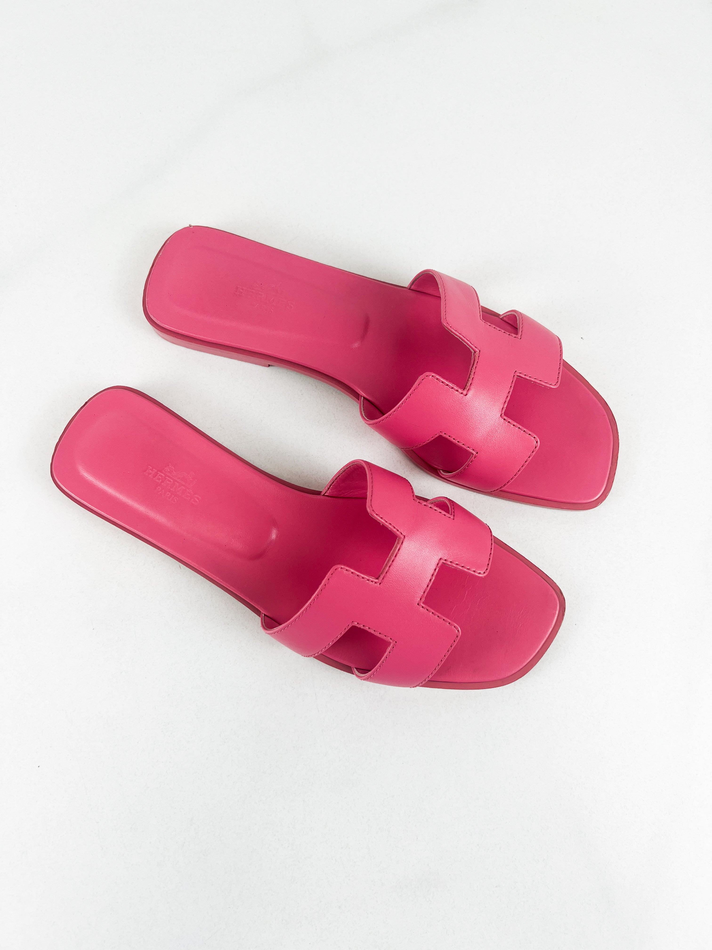 Hermes Oran Sandals Size 38.5