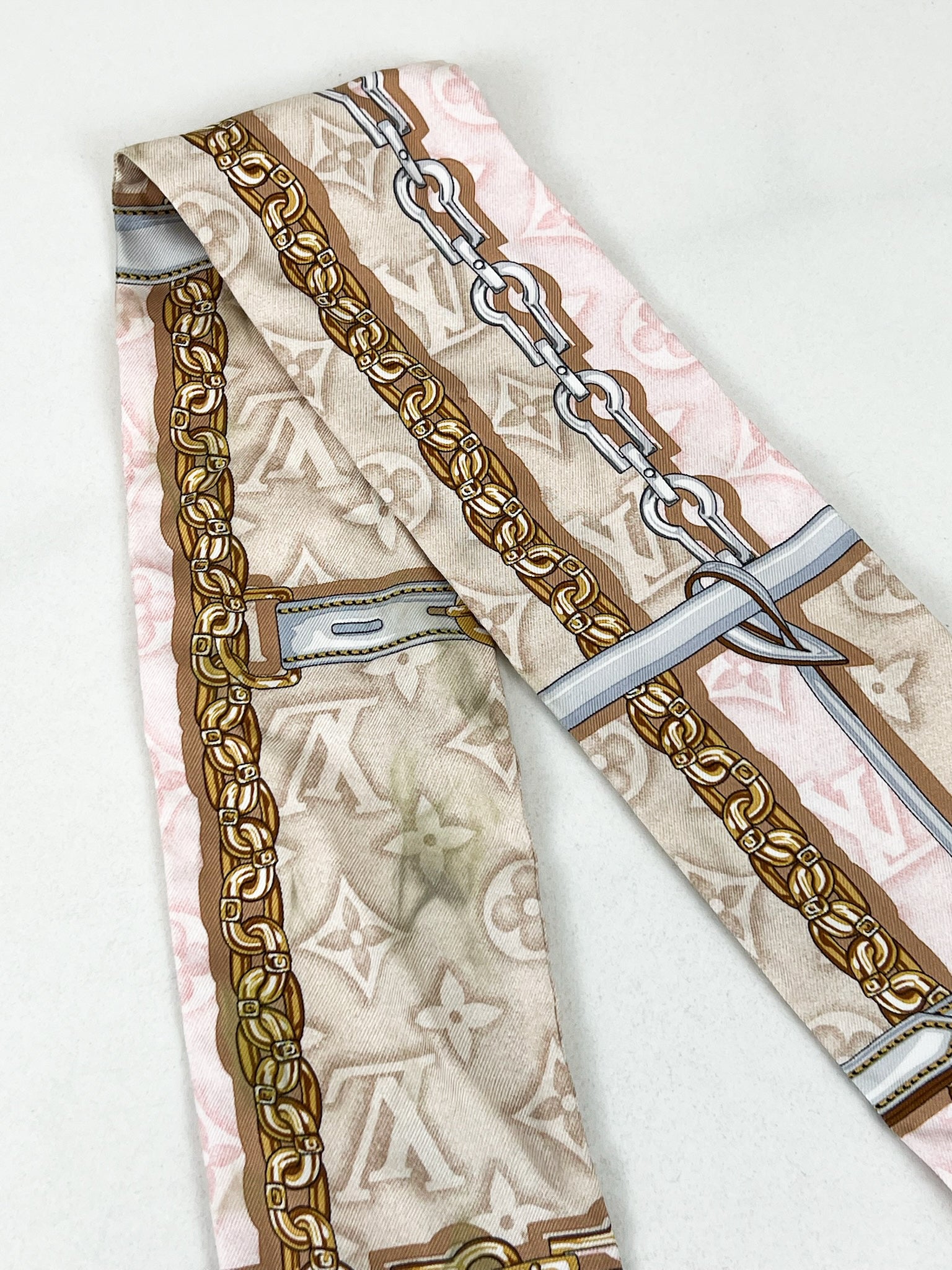 Louis Vuitton Twilly in Light Pink Monogram