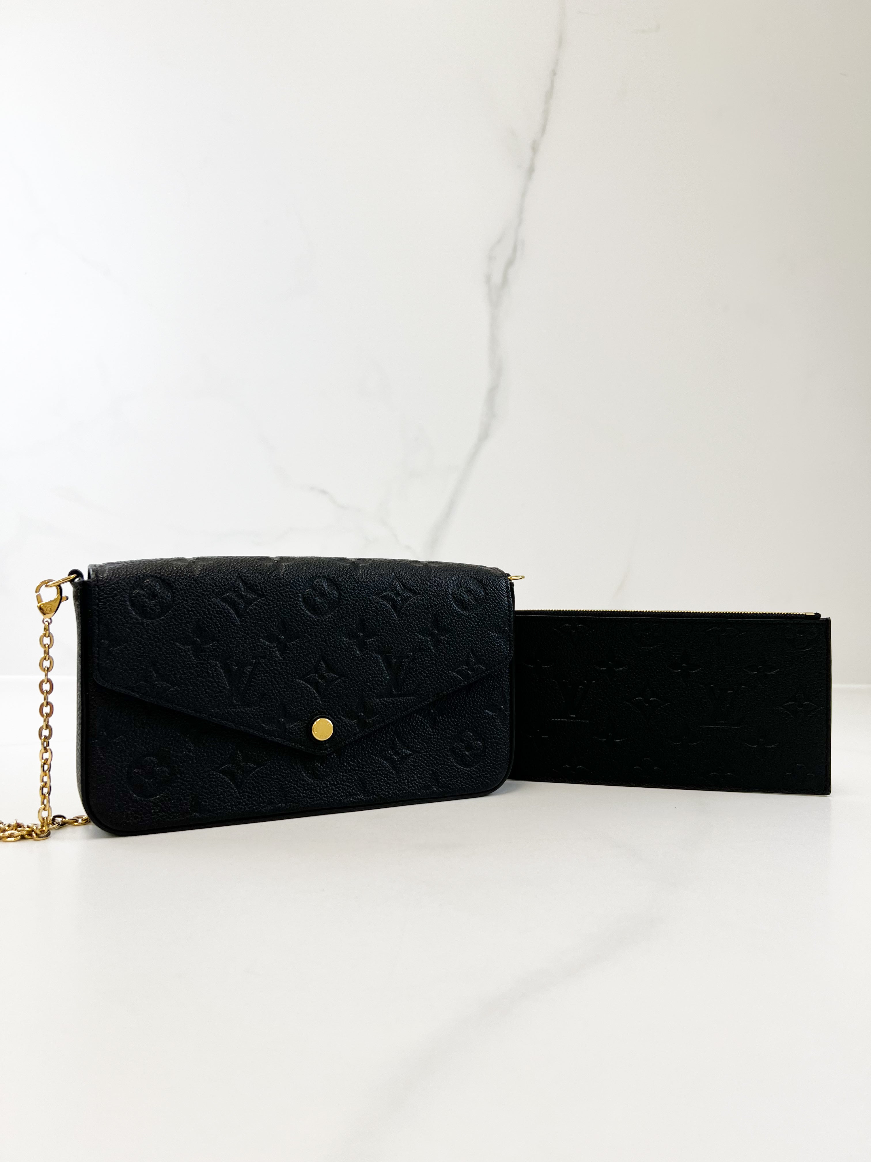 Louis Vuitton Felicie Pochette Monogram Empriente Leather