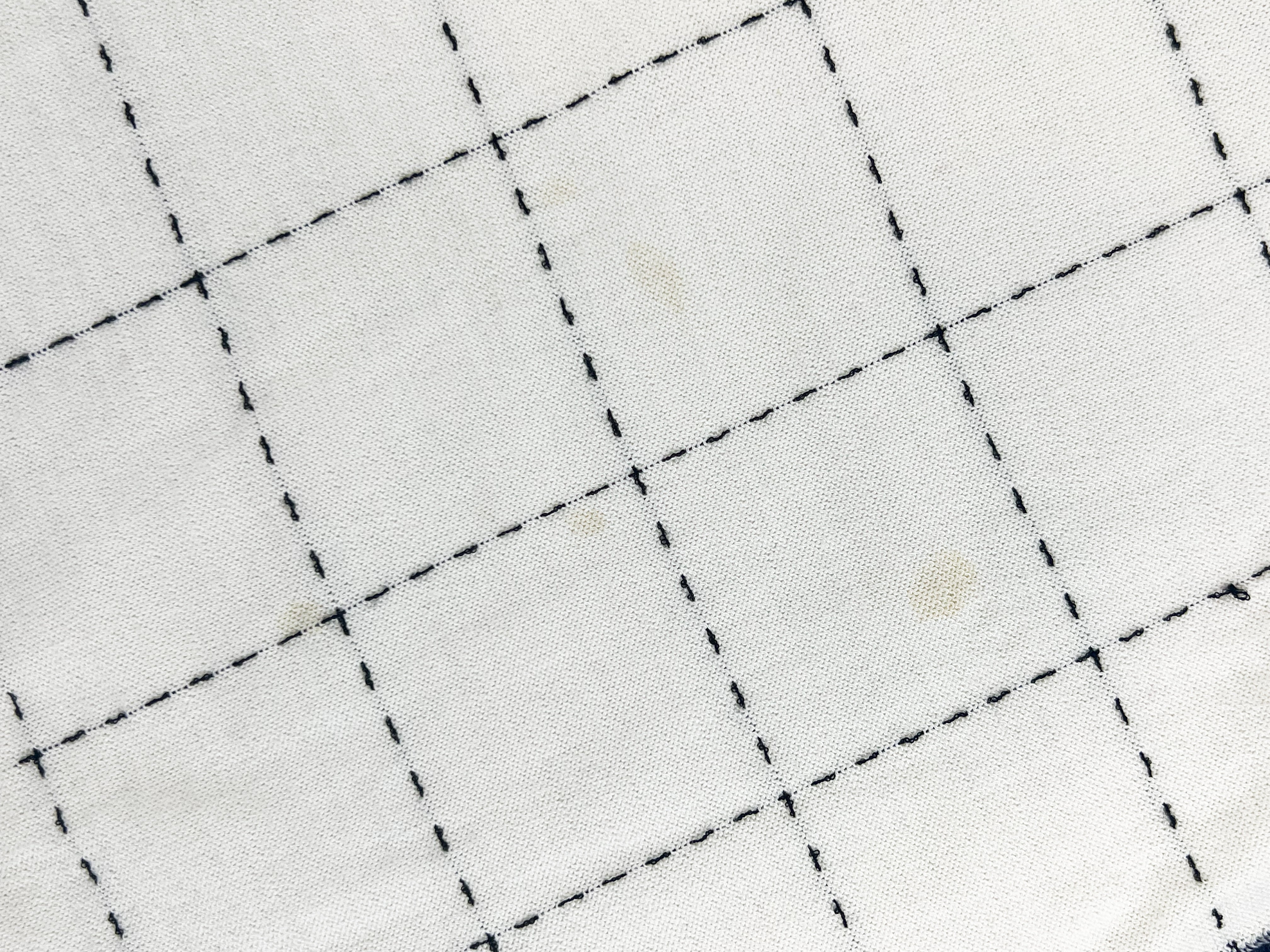 Chanel Quilted Classic Wool and Silk Two-tone Scarf