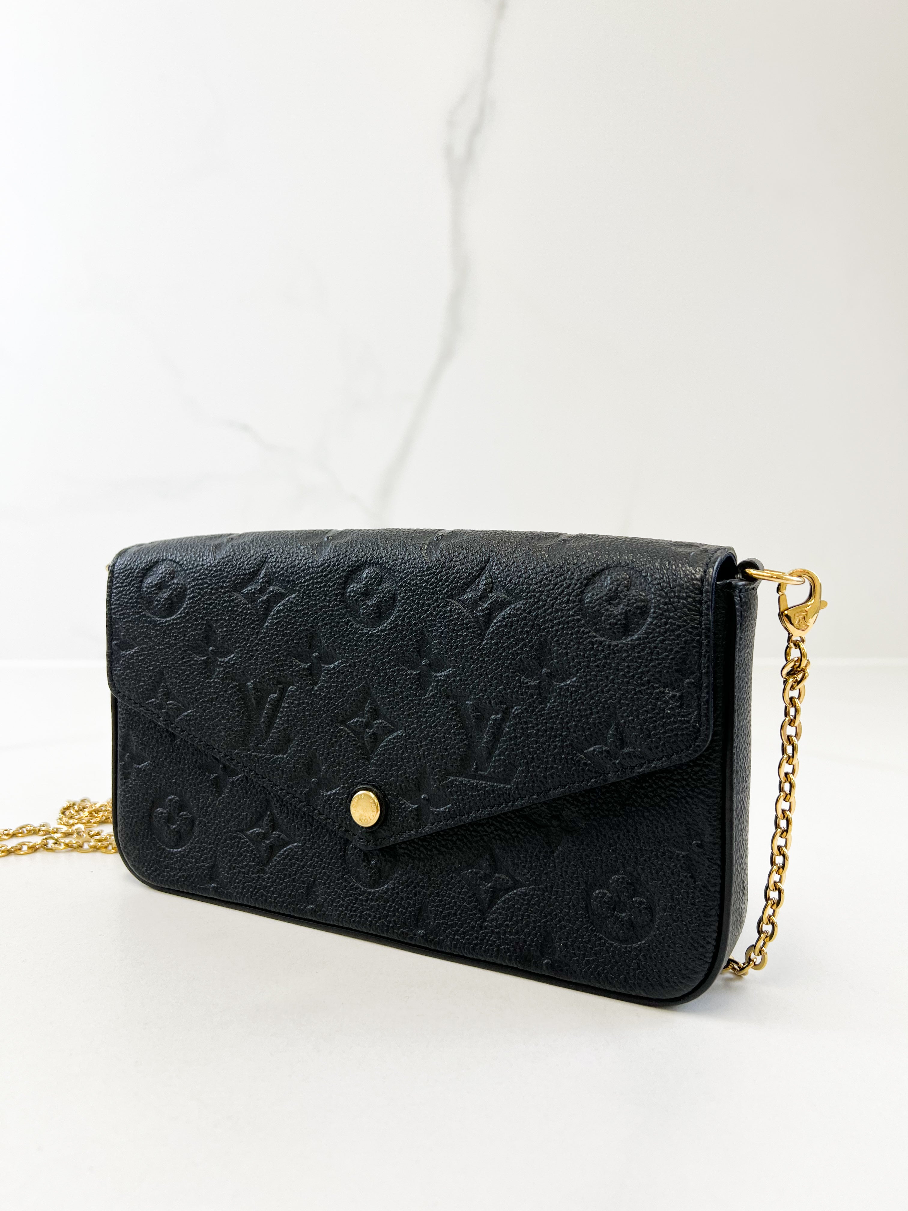Louis Vuitton Felicie Pochette Monogram Empriente Leather
