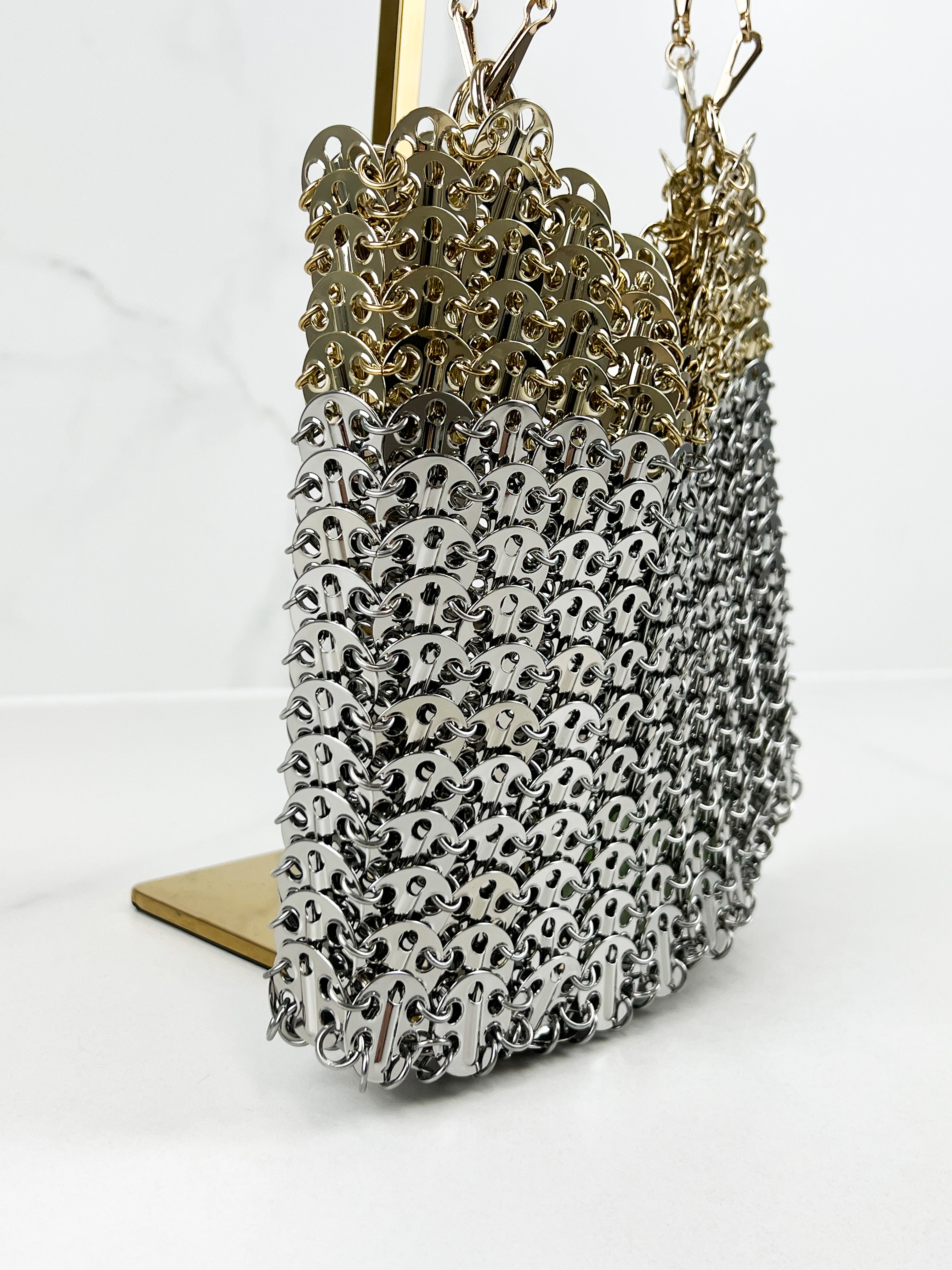 Rabanne 1969 Moon Chainmail Shoulder Bag
