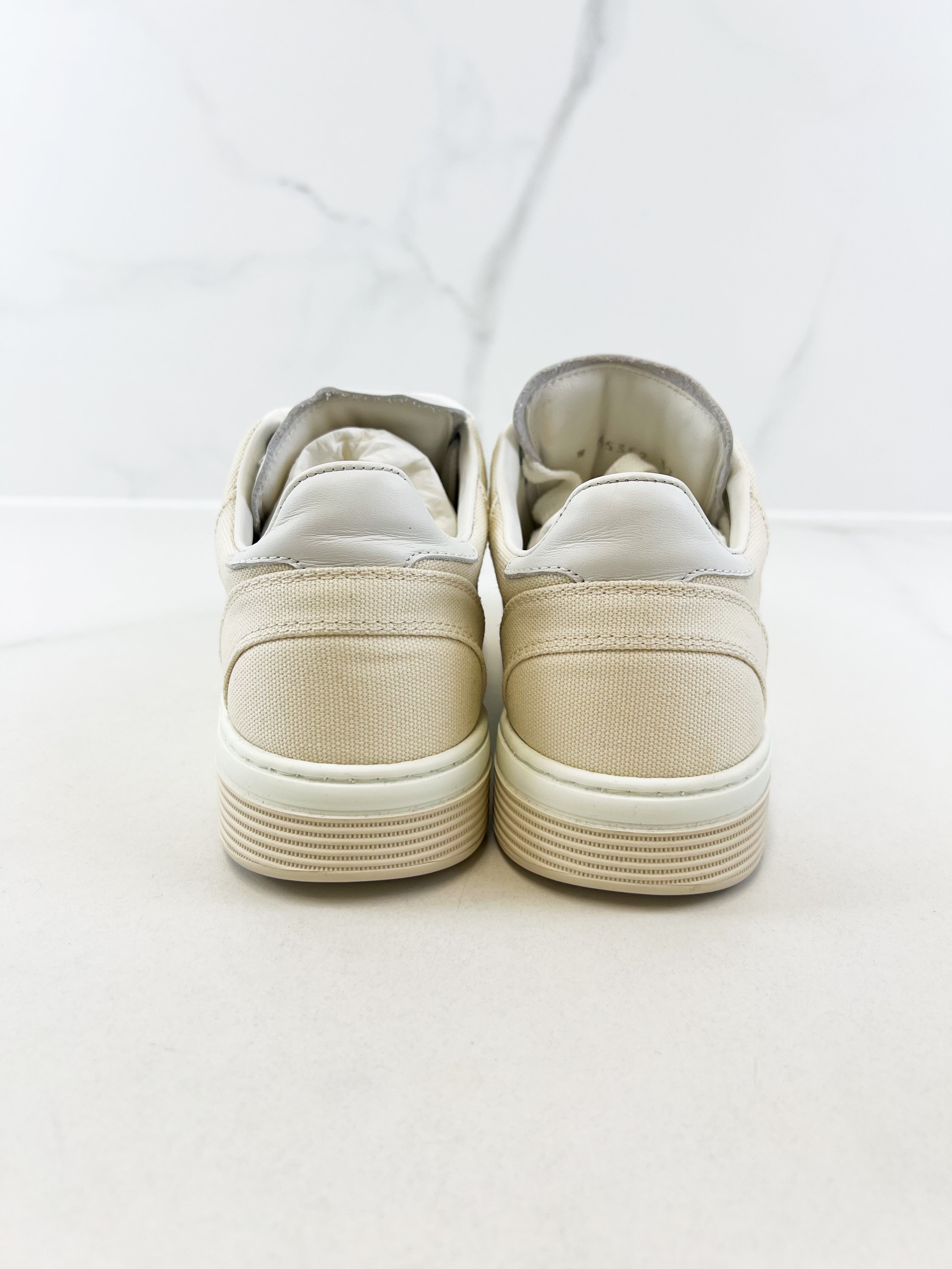 Chanel CC Cream Sneaker Size 37