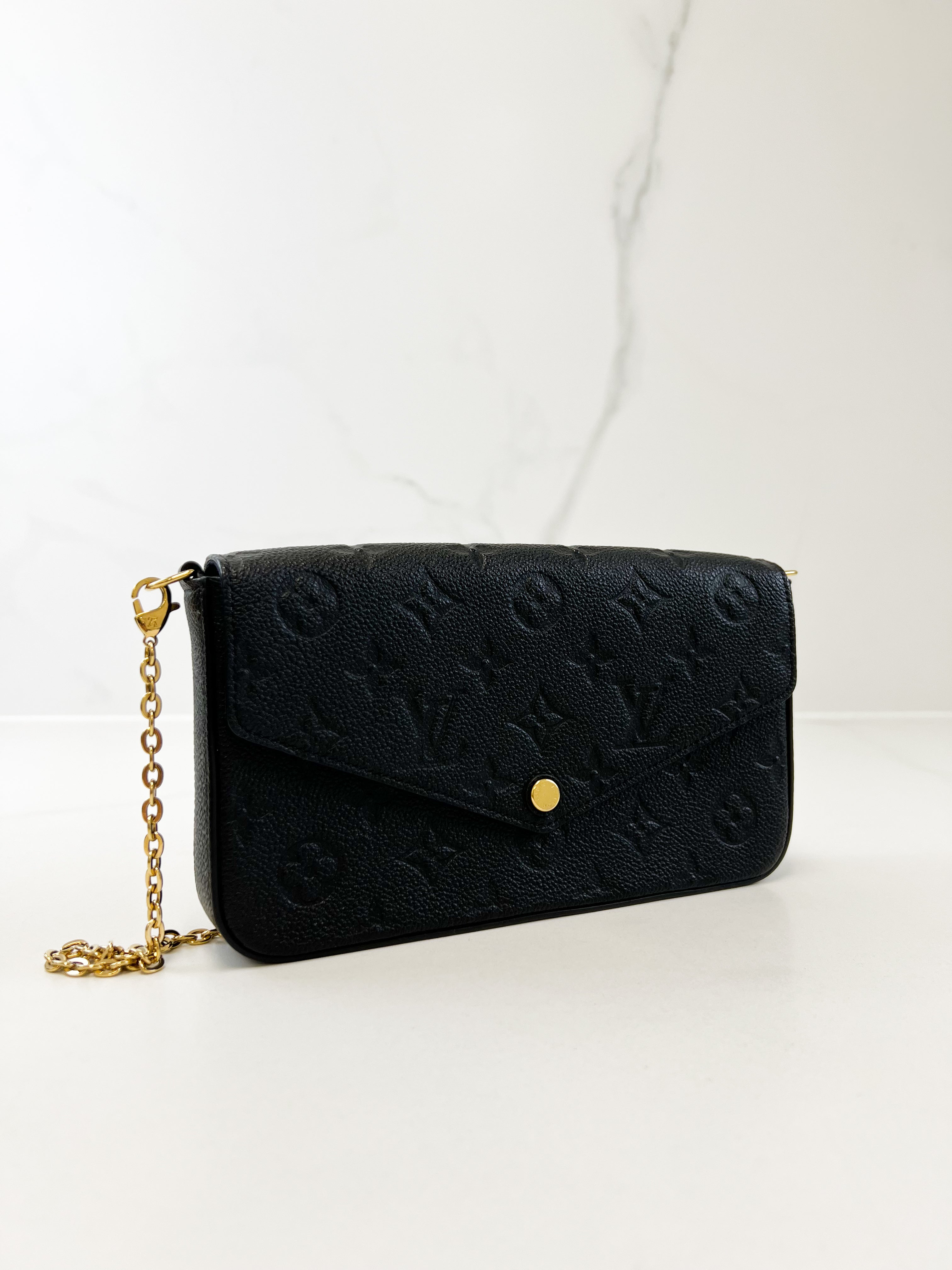 Louis Vuitton Felicie Pochette Monogram Empriente Leather