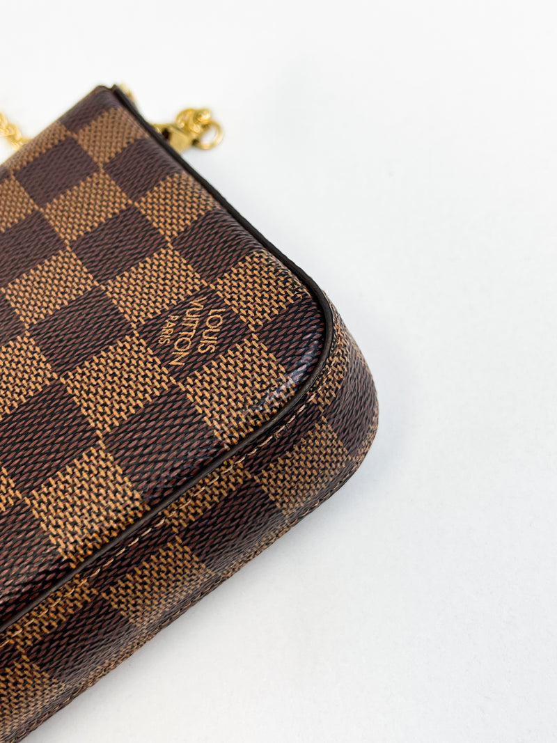 Louis Vuitton Felicie Pochette Damier Ebene
