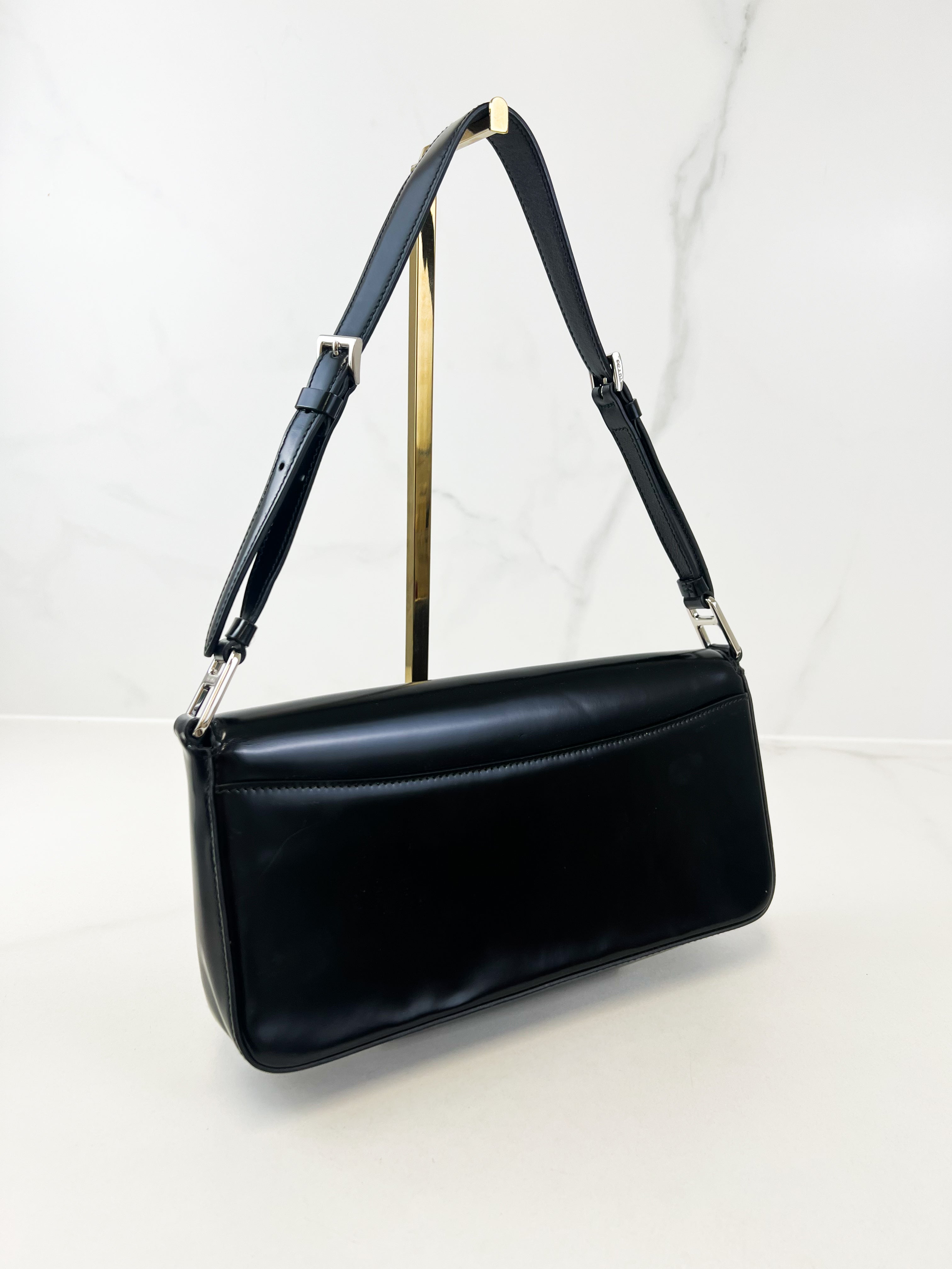 Prada Spazzolato Femme Shoulder Bag