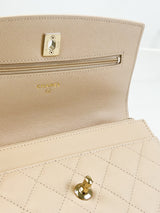Chanel Beige Wallet On Chain