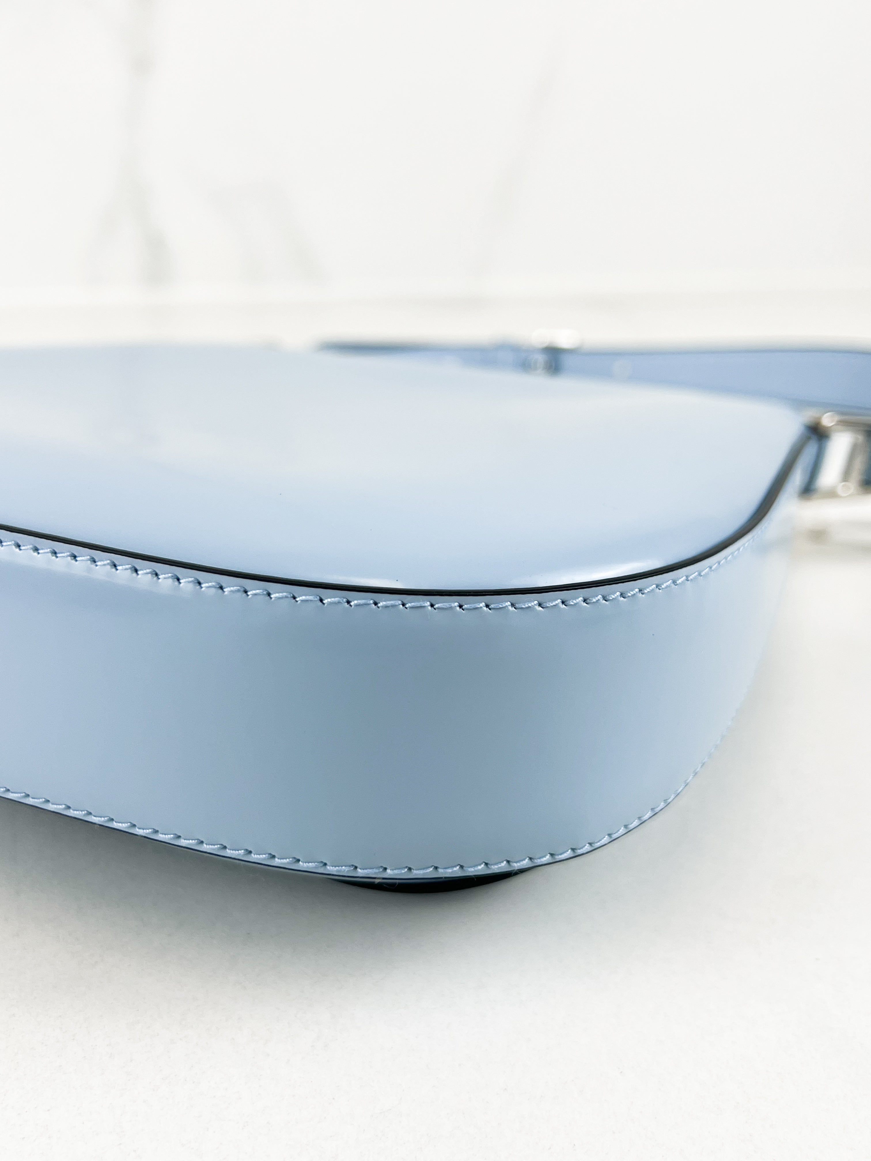 Prada Blue Small Cleo Shoulder Bag