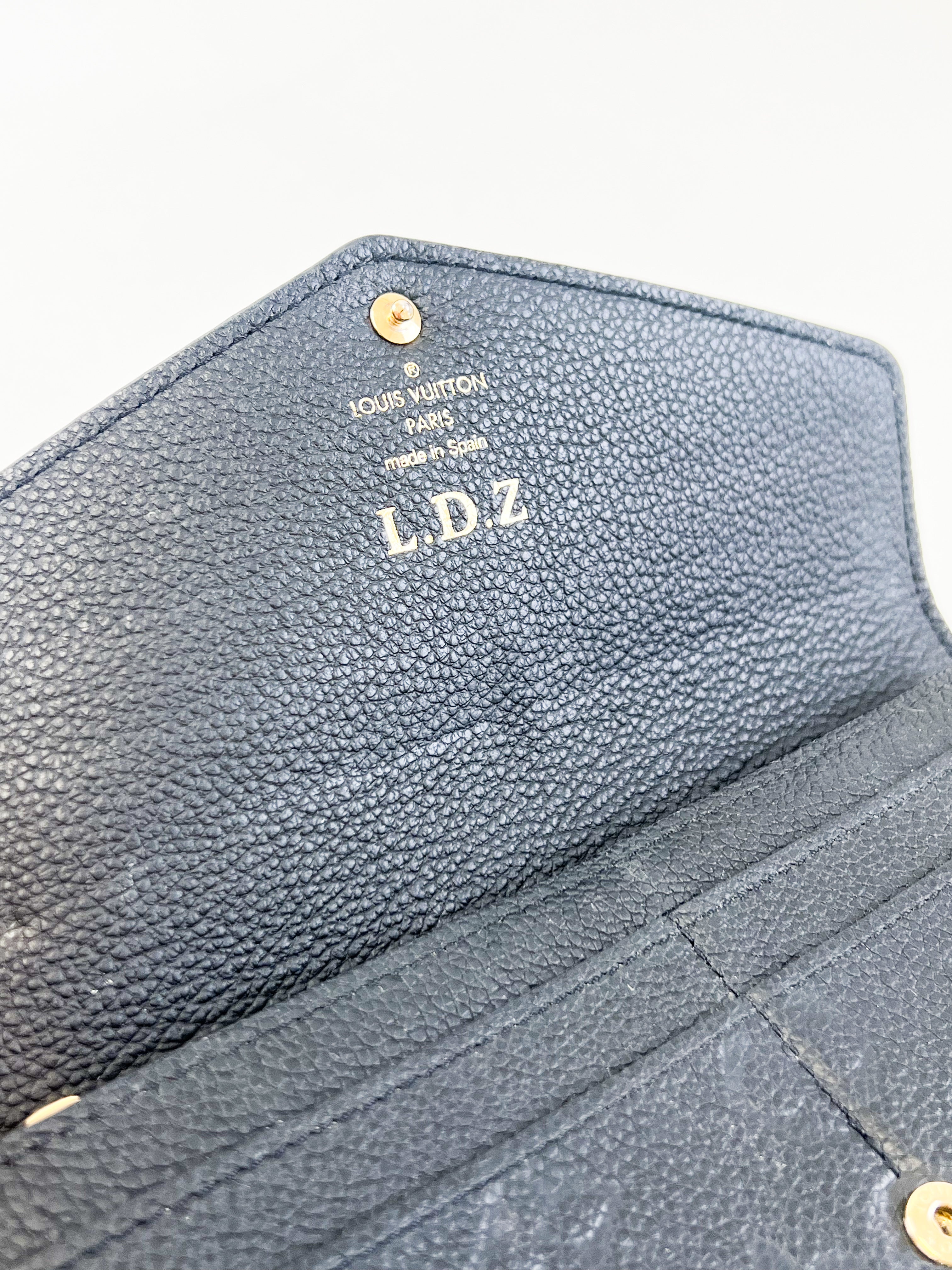 Louis Vuitton Sarah Wallet in Monogram Empreinte Leather