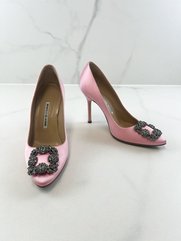 Manolo Blahnik Hangisi Pump 100mm