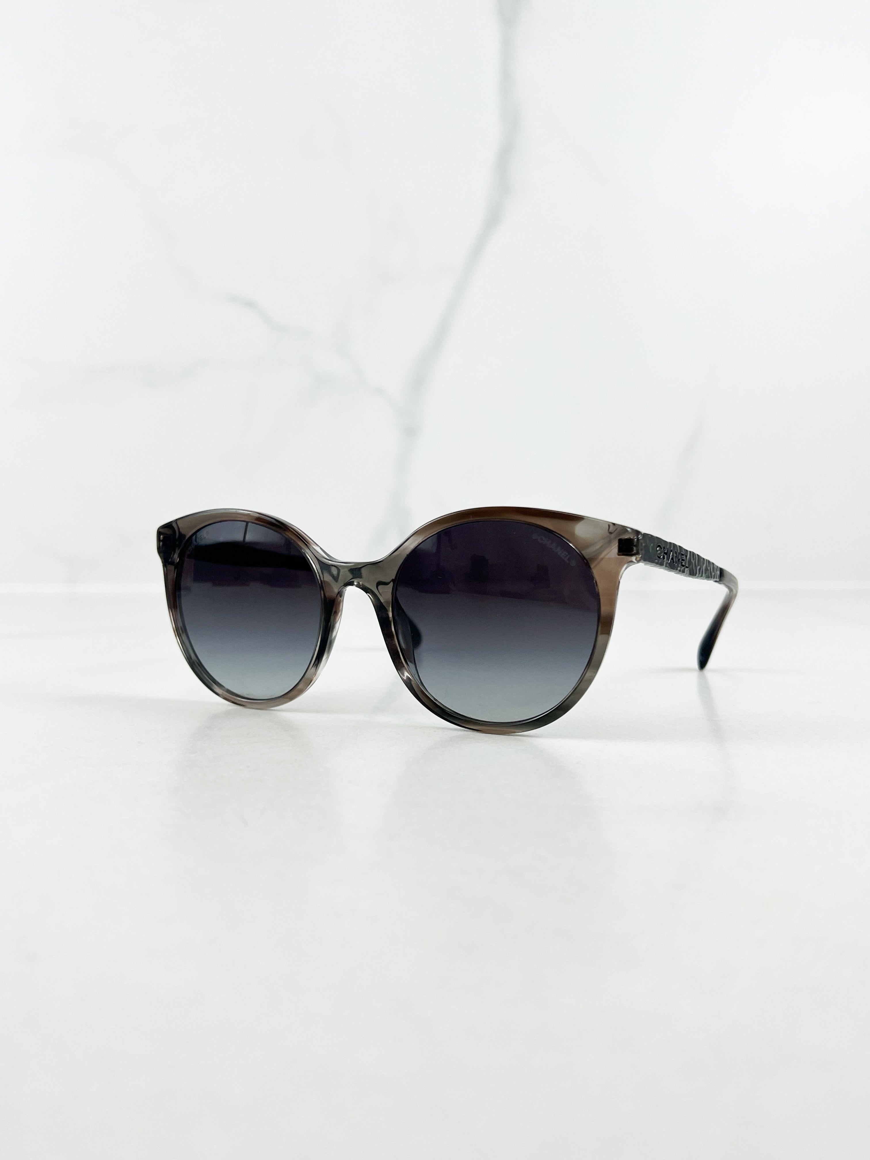 Chanel 5440 Grey Round Sunglasses